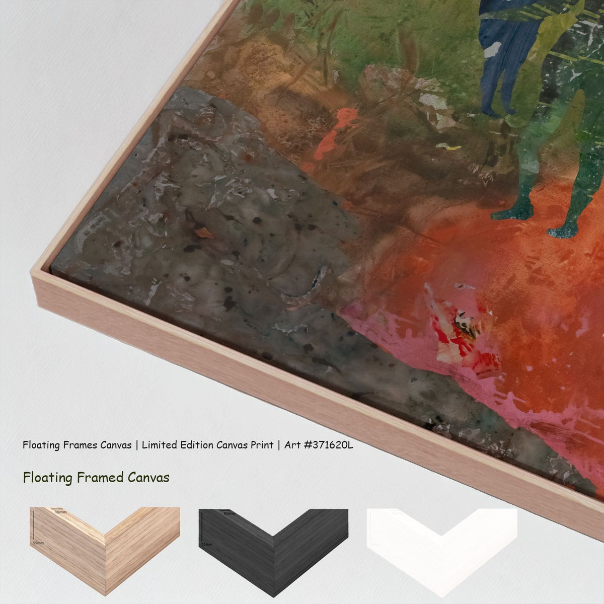 Summer Jiang — Path Becoming Oversized canvas wall art with floating frame options