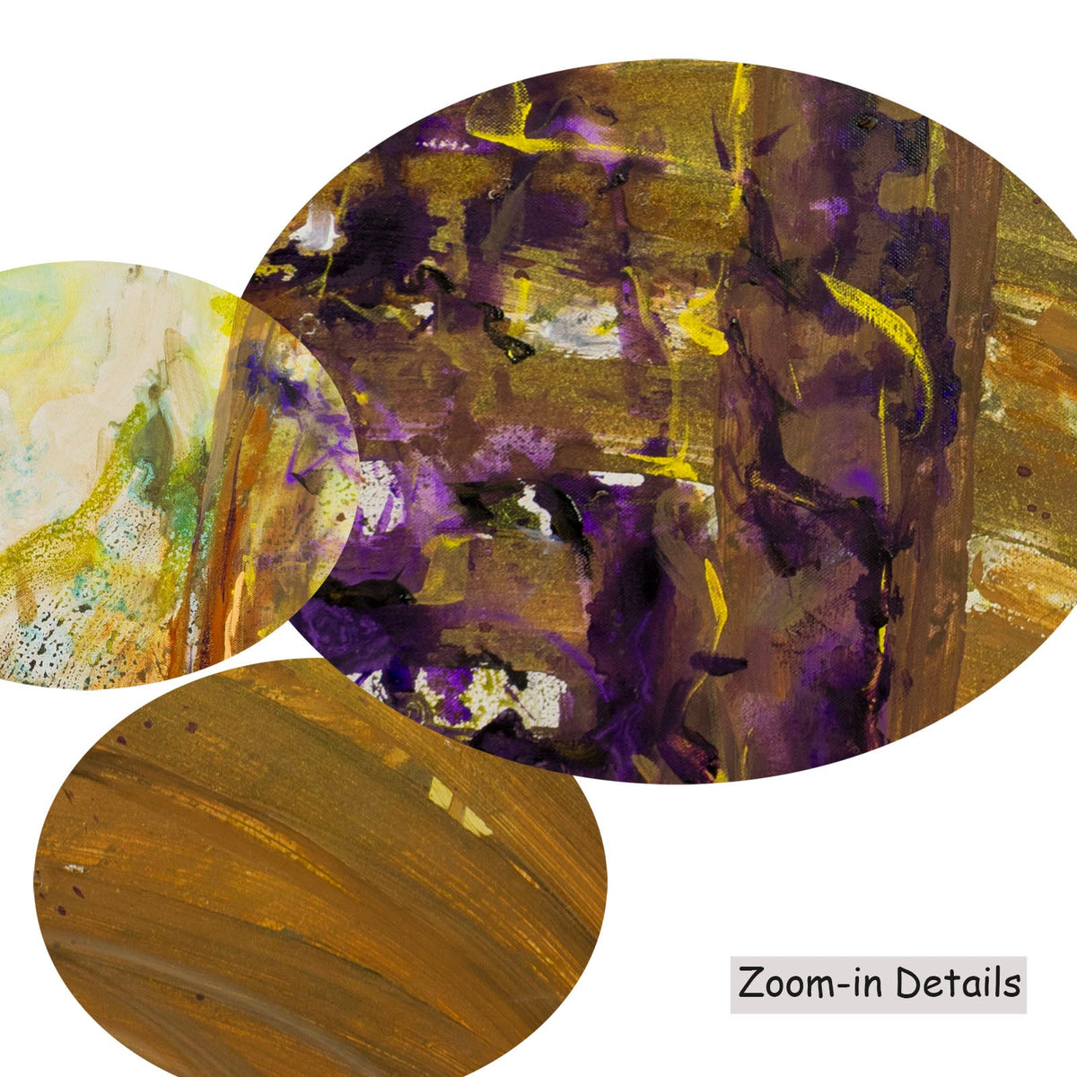 Summer Jiang — Remembrance canvas — close-up of brushwork texture and surface