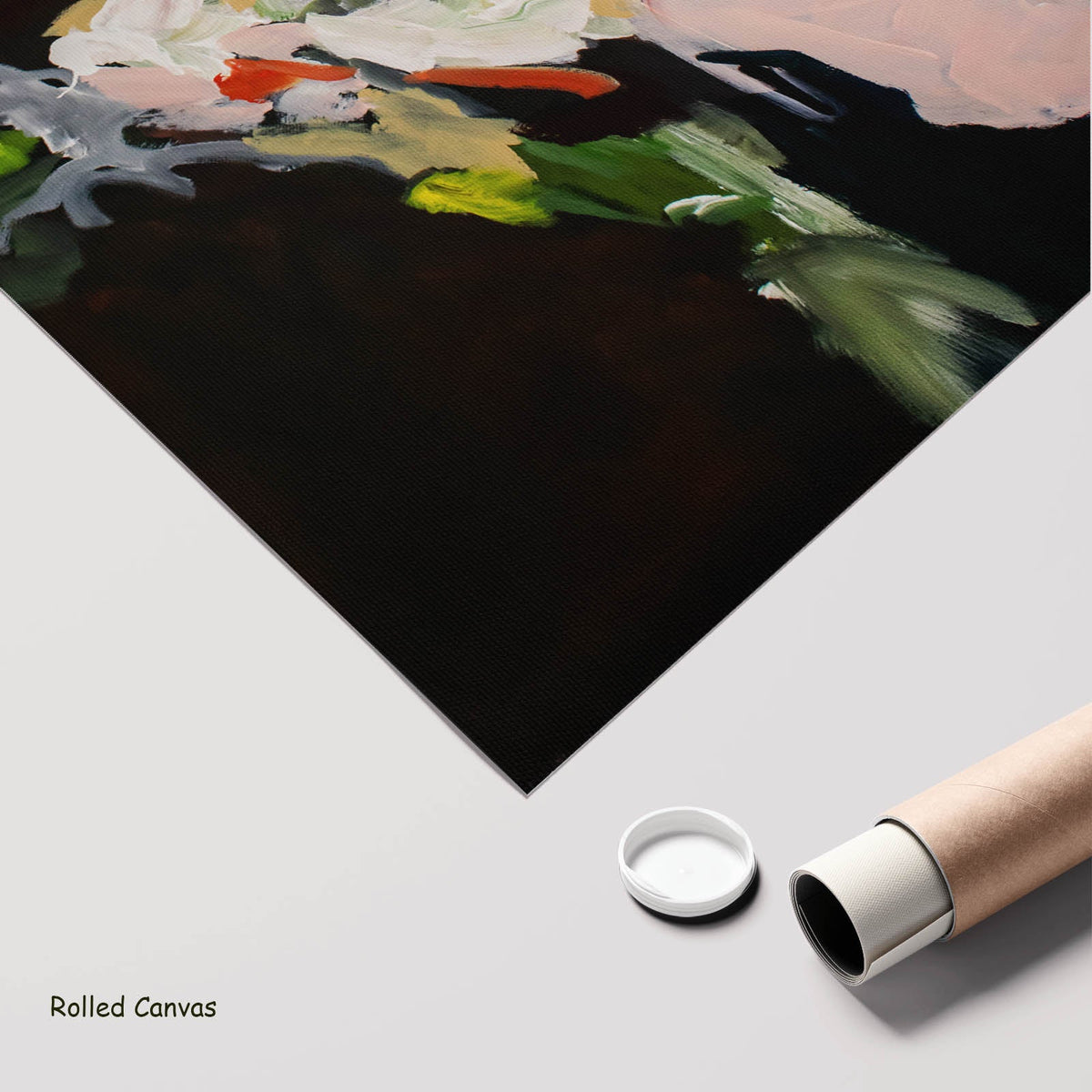 Summer Jiang — Rooted Presence Large Scale Abstract art as a rolled canvas print