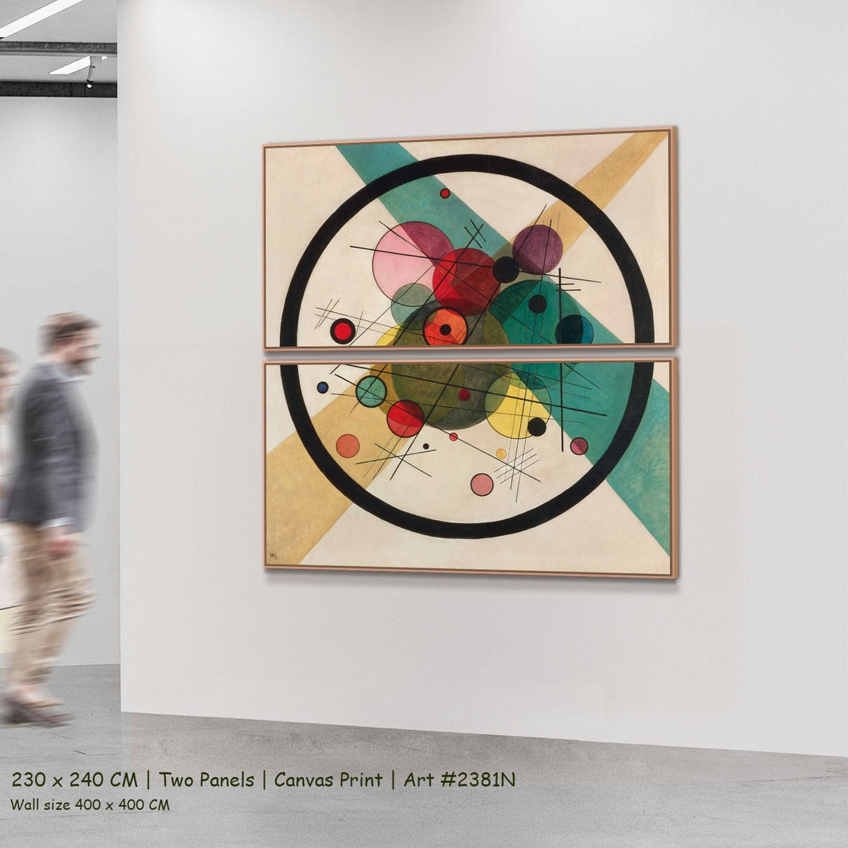 Wassily Kandinsky, Circles in a Circle — 230x240 two panels 4