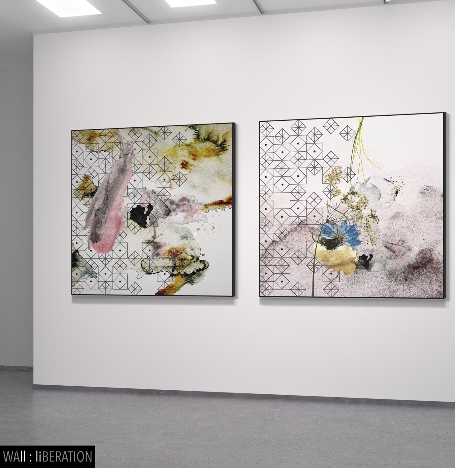 Abstract modern art print | The magical garden #270122