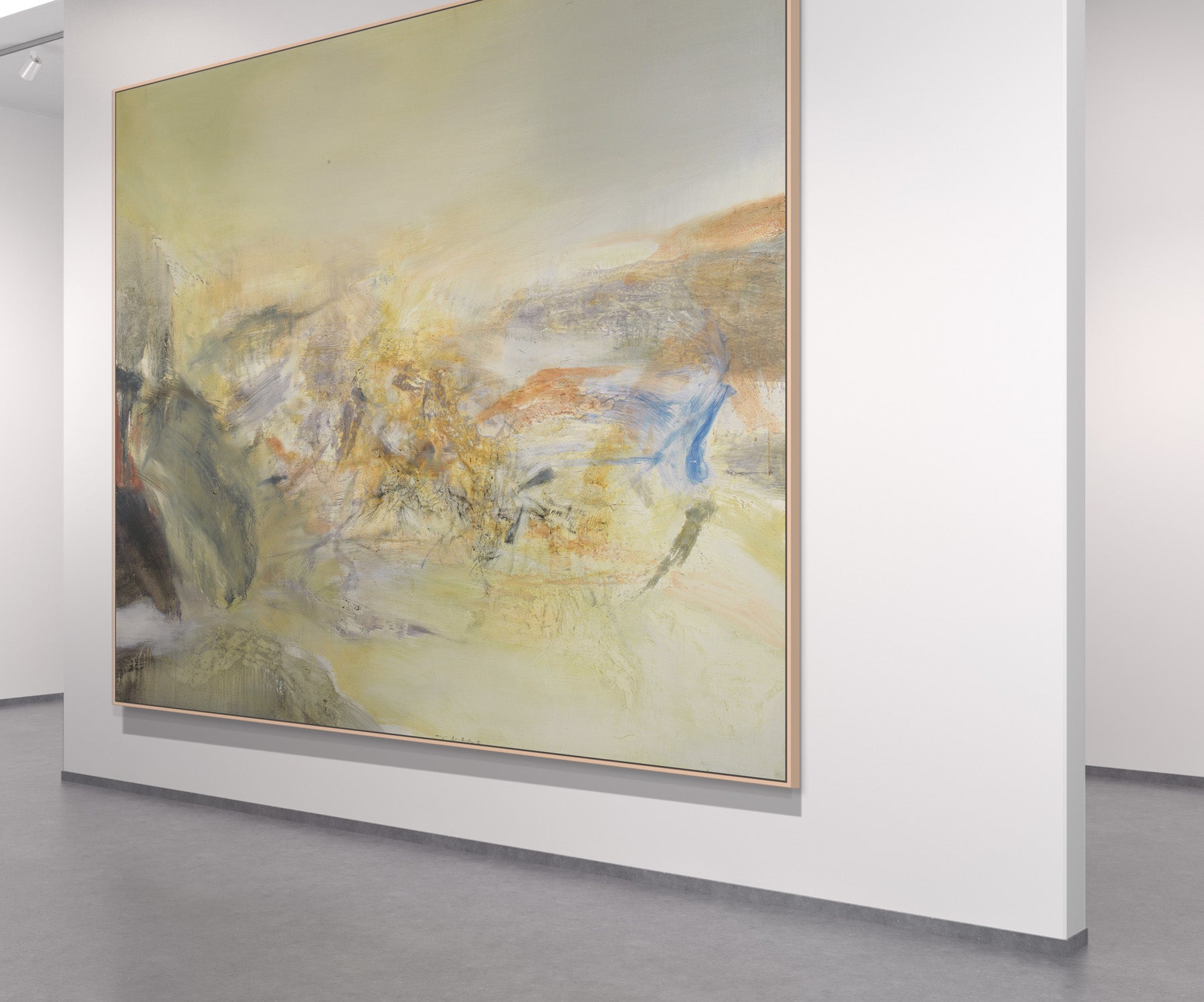 Abstract acrylic painting Artwork, Landscape modern art #300