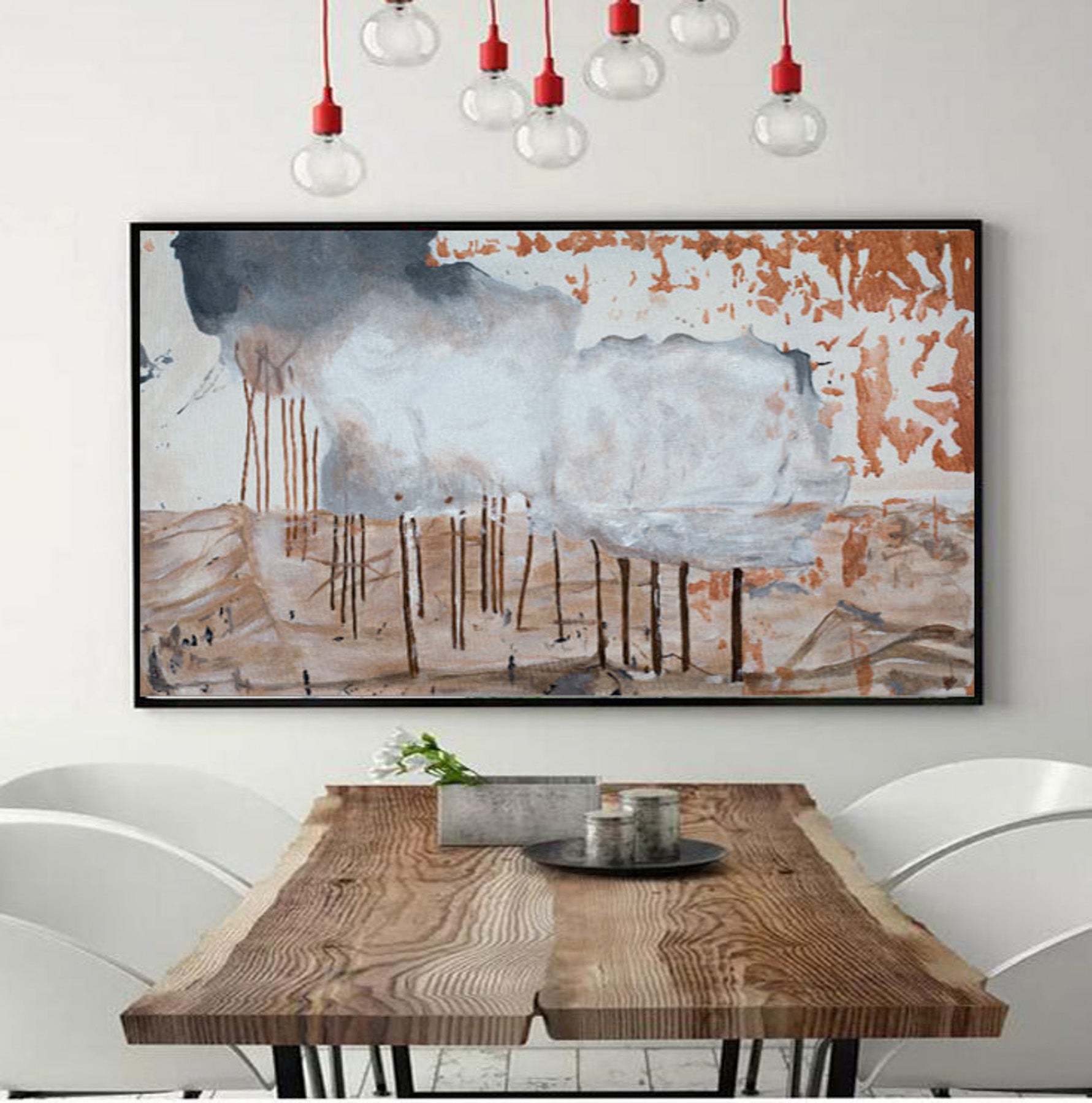 Contemporary abstract art | The World Lately | Mix media #456