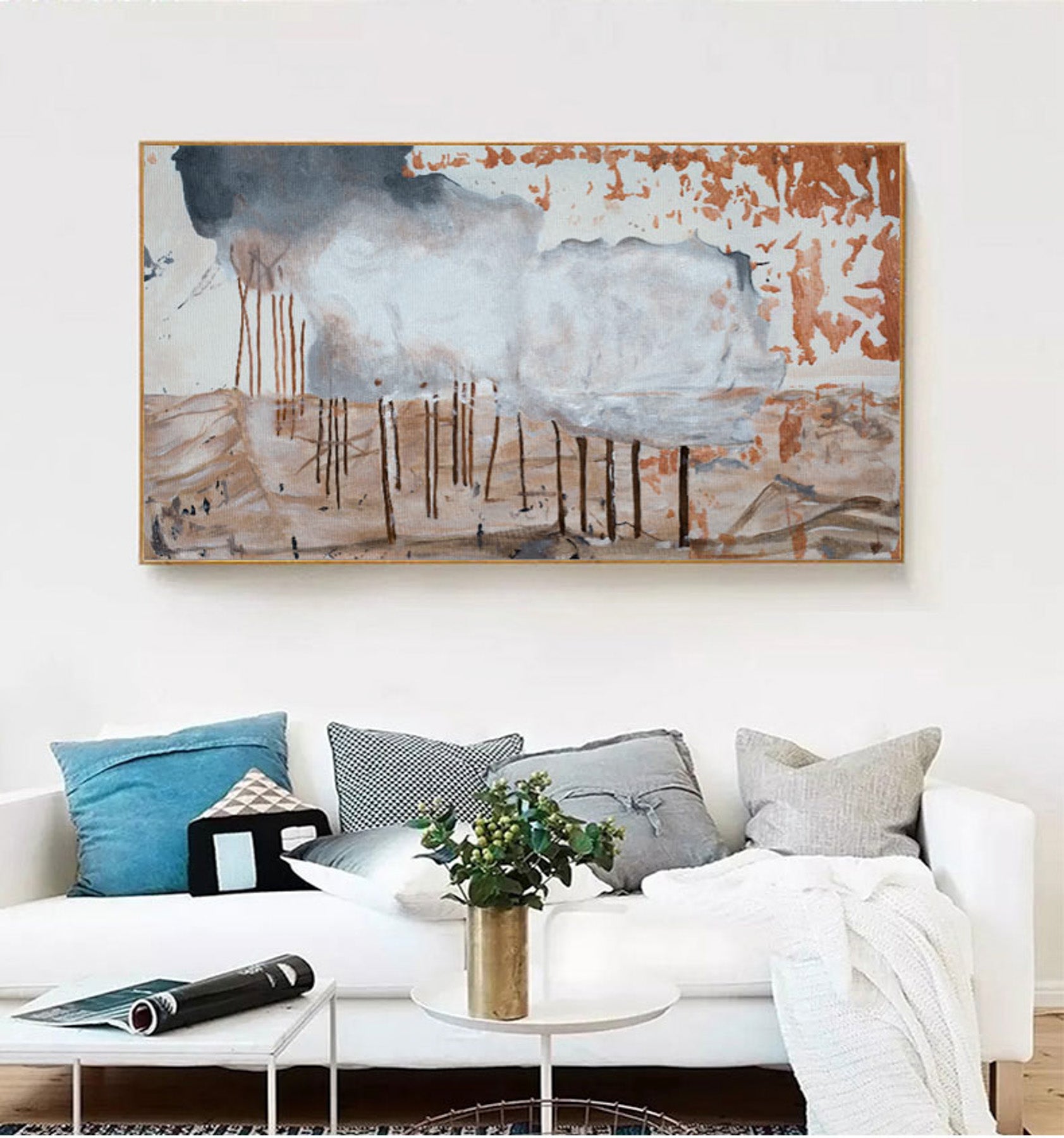 Contemporary abstract art | The World Lately | Mix media #456