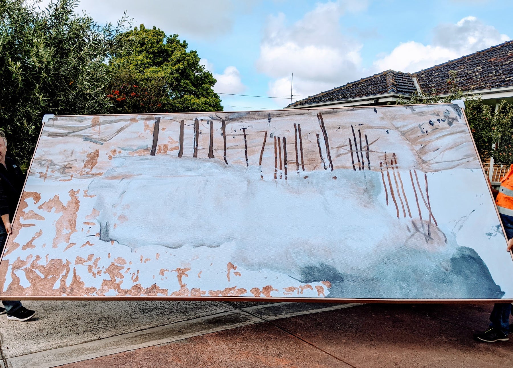 Contemporary abstract art | The World Lately | Mix media #456