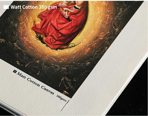 Prenium Canvas Print & Oak Frame Oversize Package -Custom Your Art- 100 to 300cm - Wall Liberation