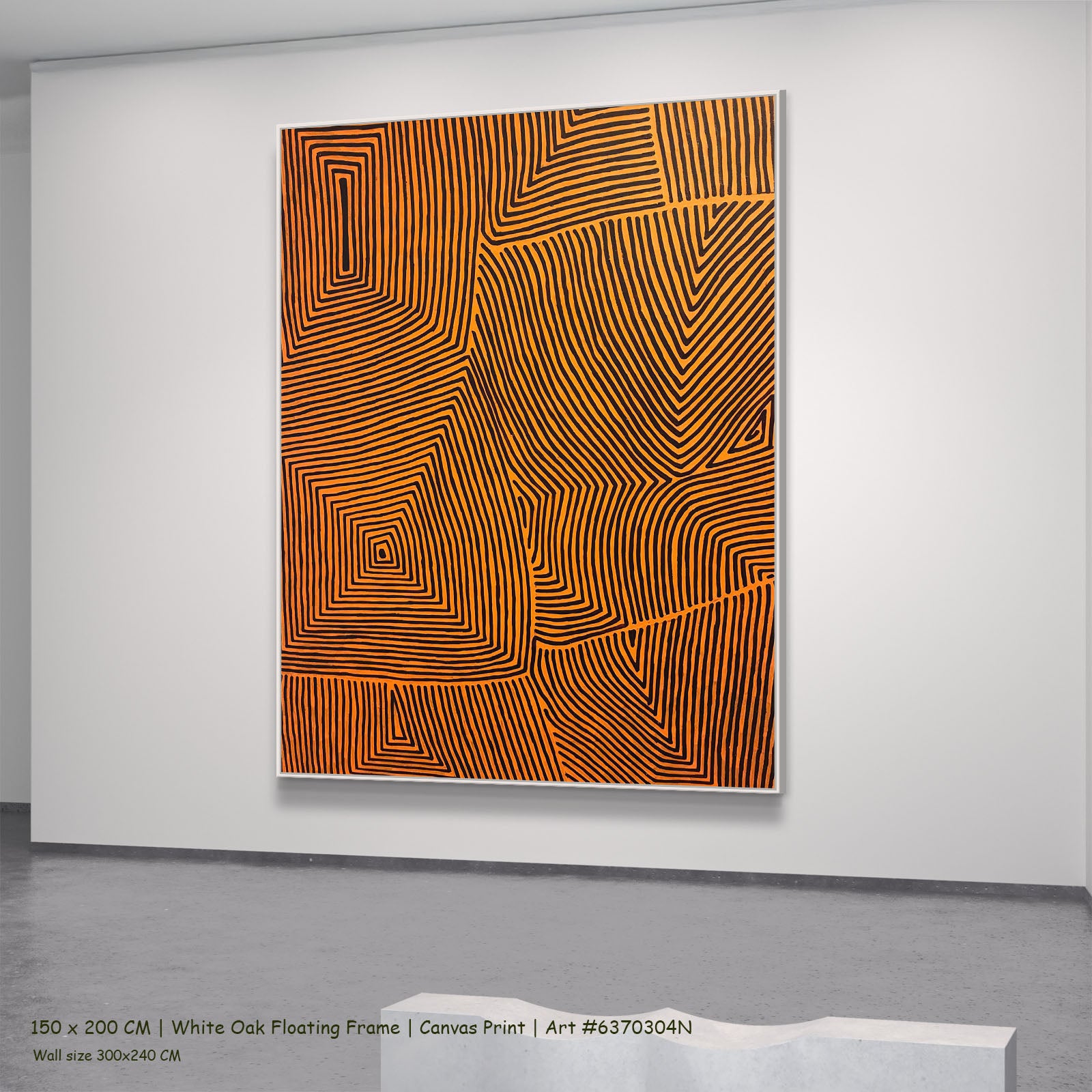 1003137N white oak — large canvas print