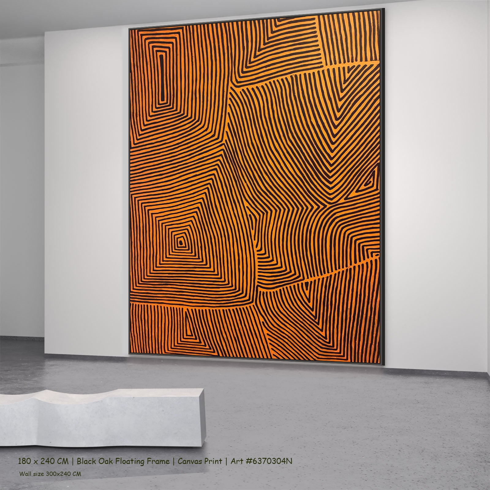 1003137N black oak — large canvas print