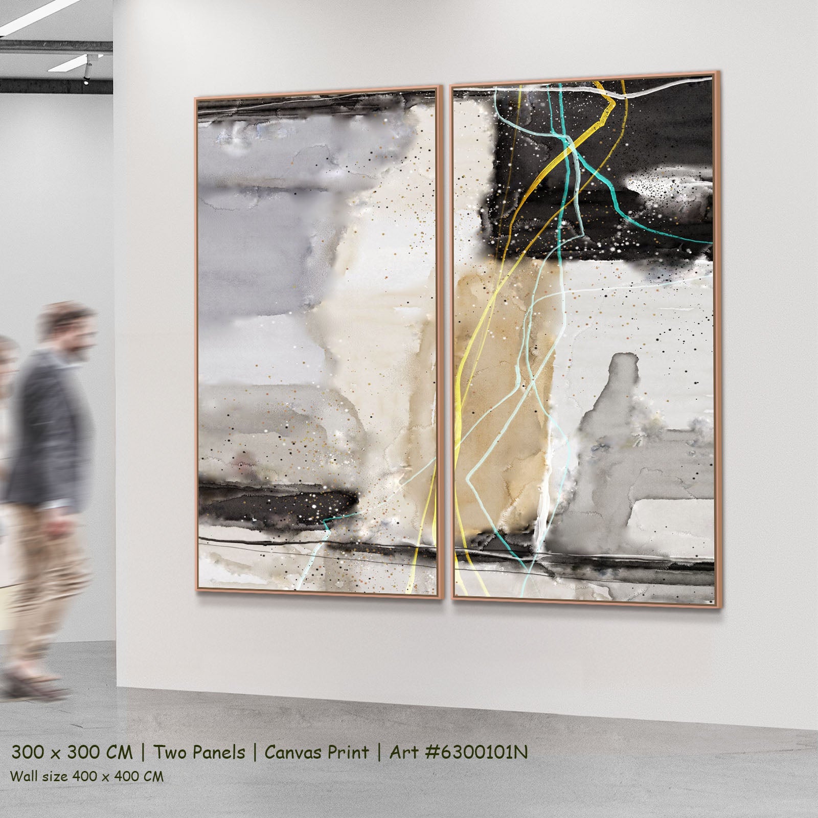 100332N 2-panel — large canvas print
