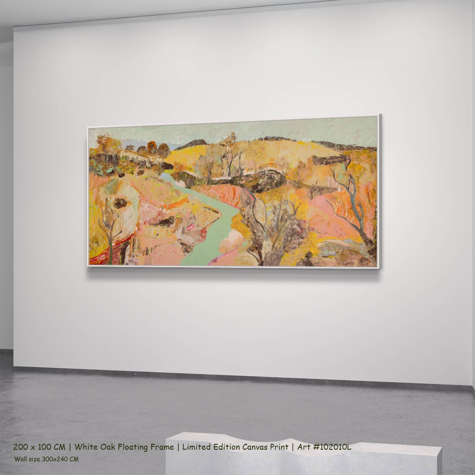 Albury, gold, pink, brown Limited Edition Print by Summer Jiang