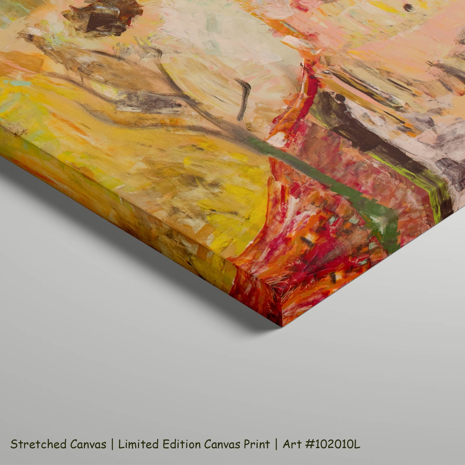 Albury, gold, pink, brown Limited Edition Print by Summer Jiang