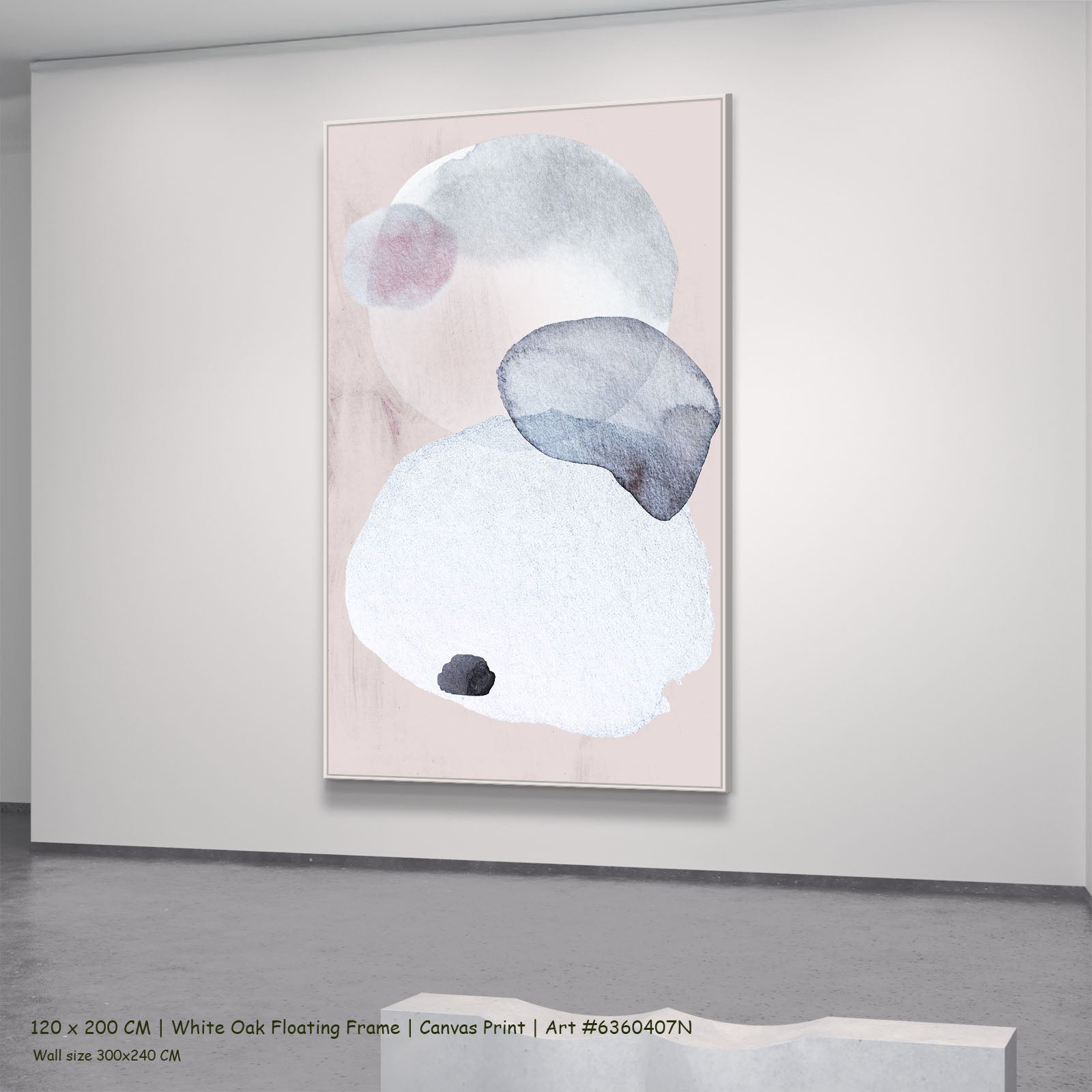 1025N white oak — large canvas print