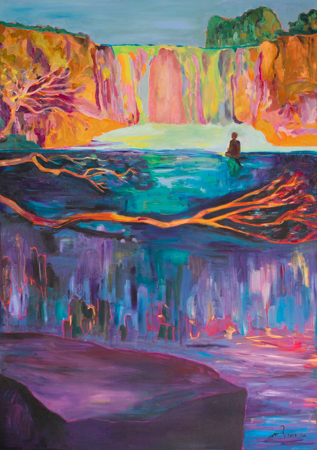 Limited edition | Between Two Worlds | 80×110 to 300×400 CM