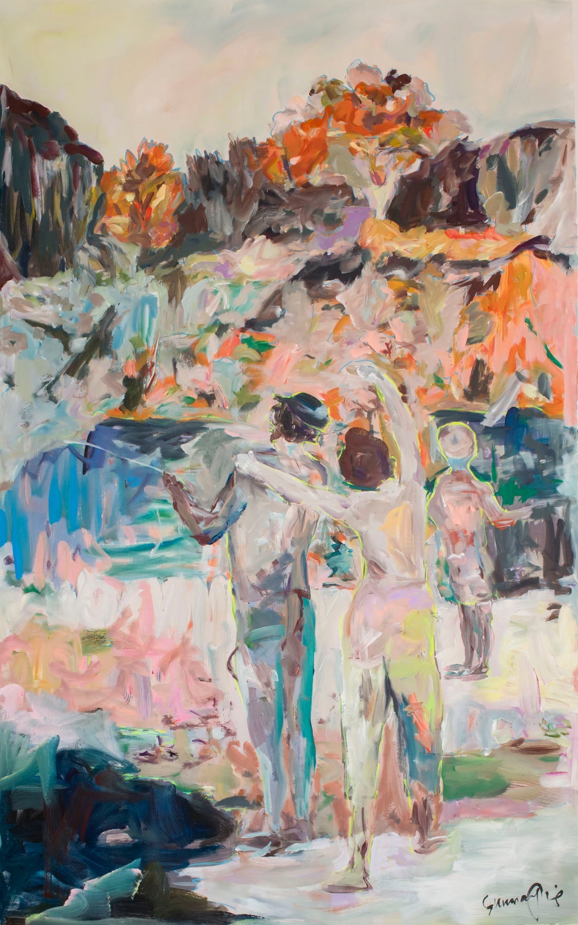 The life I planned, pink, orange, blue Limited Edition Print by Summer Jiang