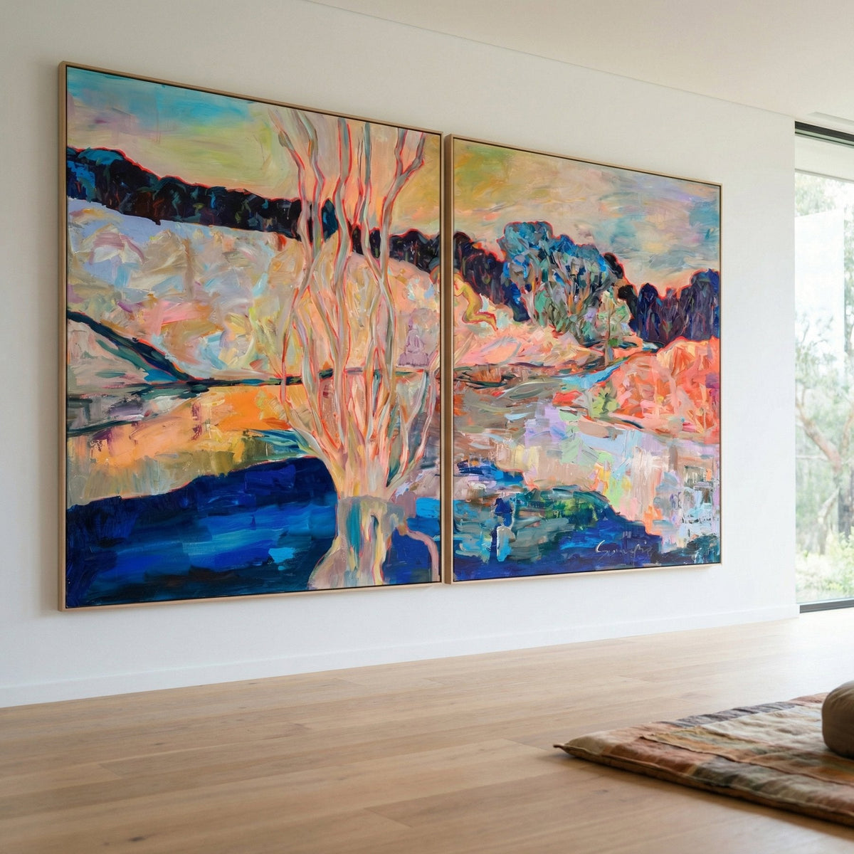 The Pause | Limited Edition Large Modern Landscape Canvas Print