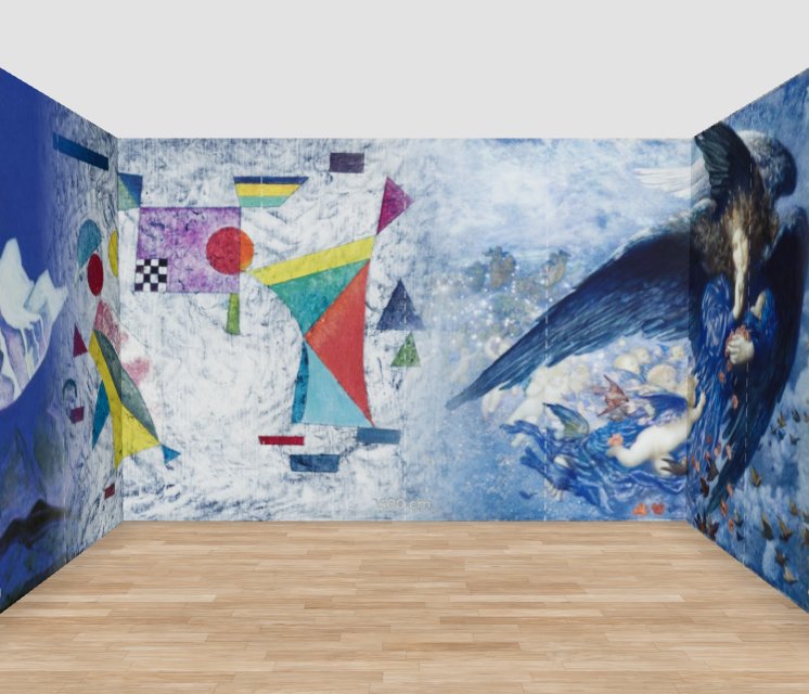 Wall mural room preview