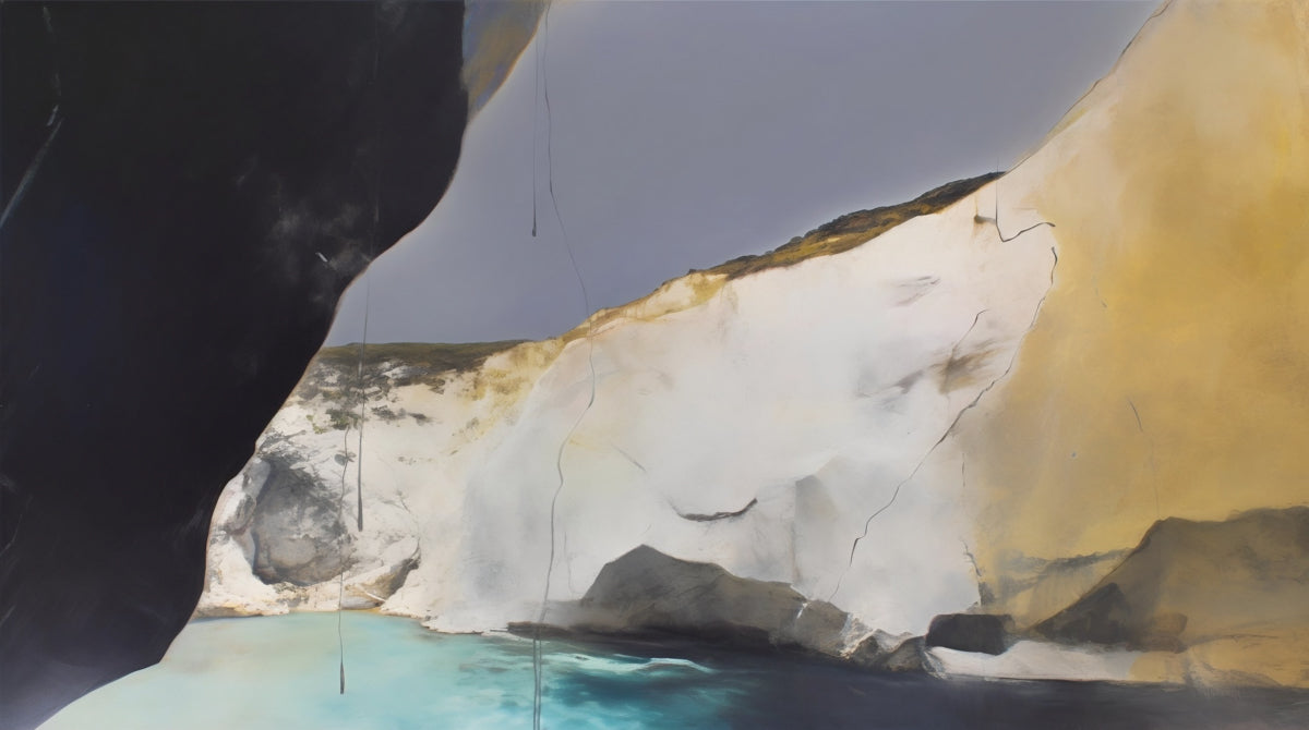 Nature water cave mountain landscape  | The cliff #2310