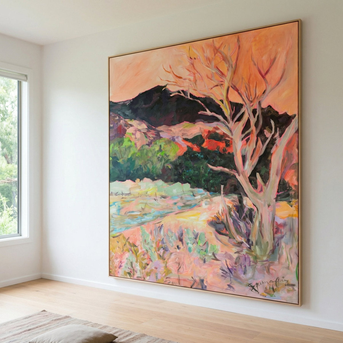 Quiet Grace | Limited Edition Large Scale Abstract Landscape Canvas Art