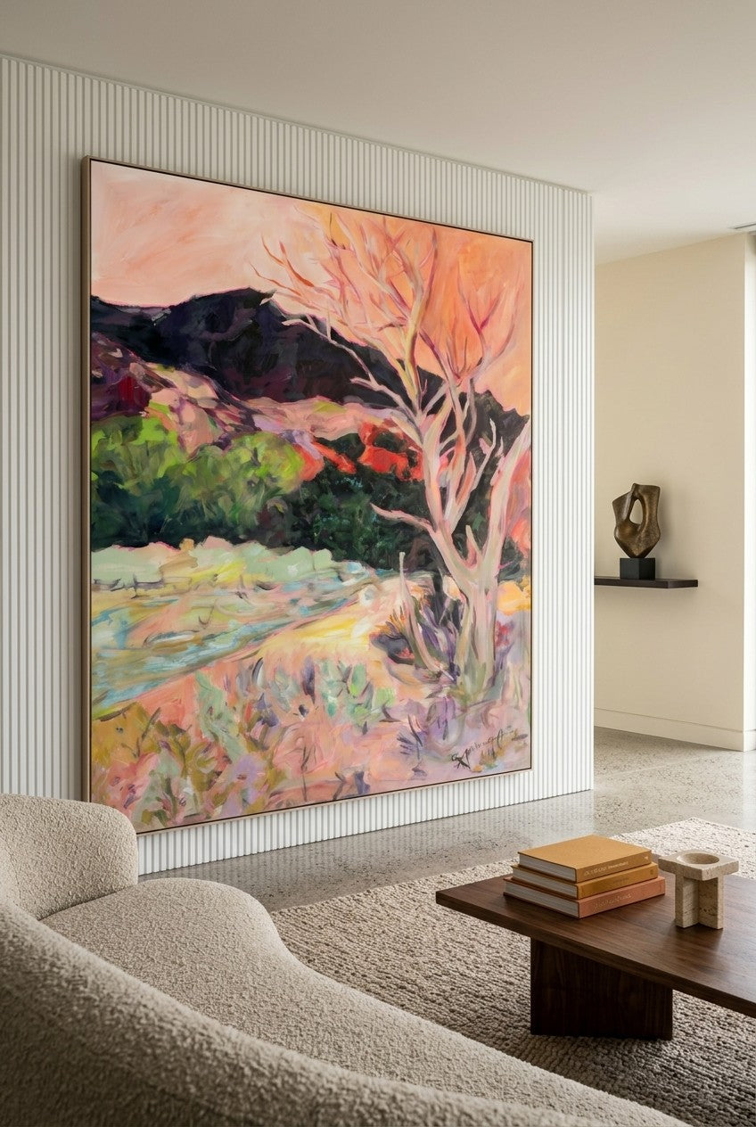 Quiet Grace | Limited Edition Large Scale Abstract Landscape Canvas Art