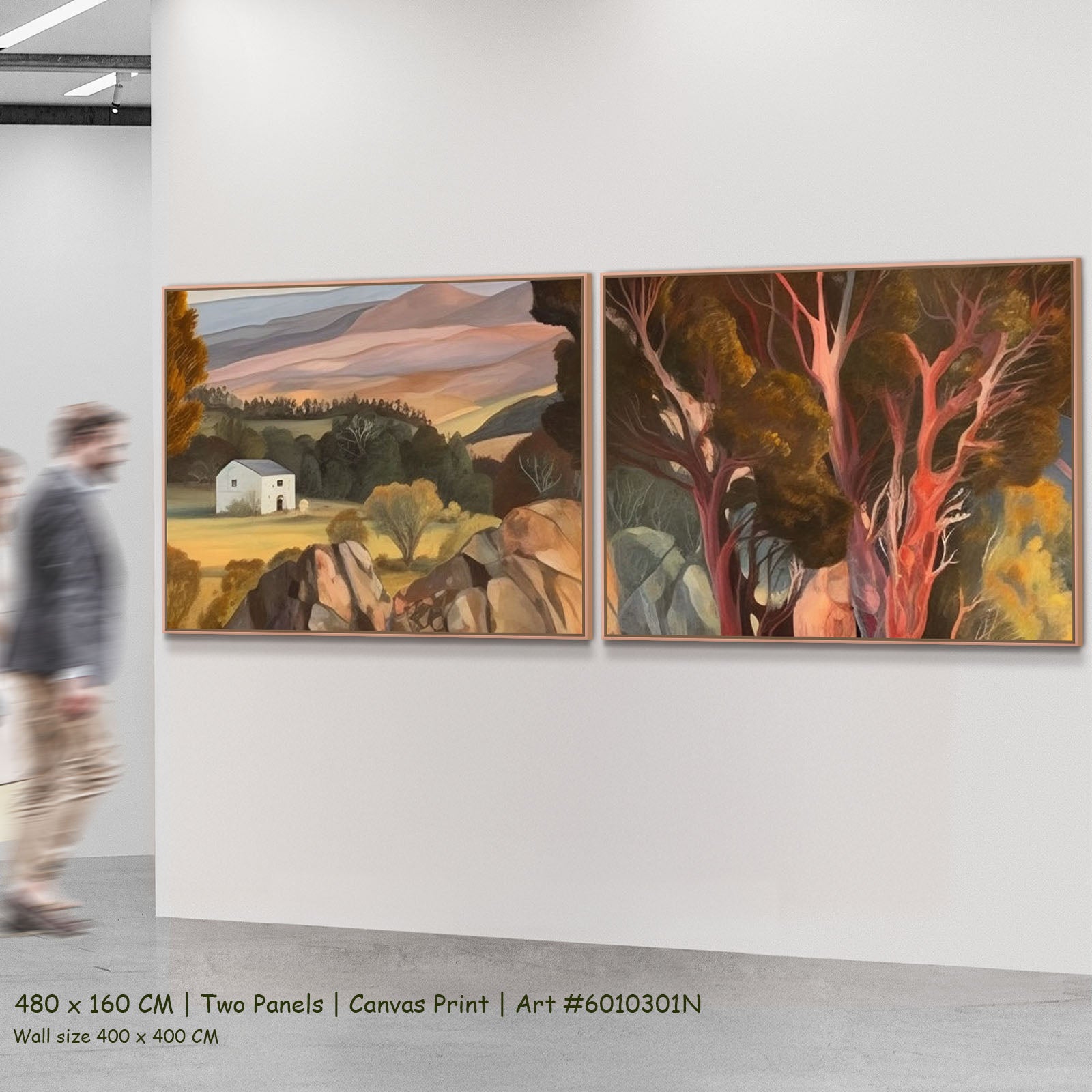 2317N — 2-panel mockup, large canvas print