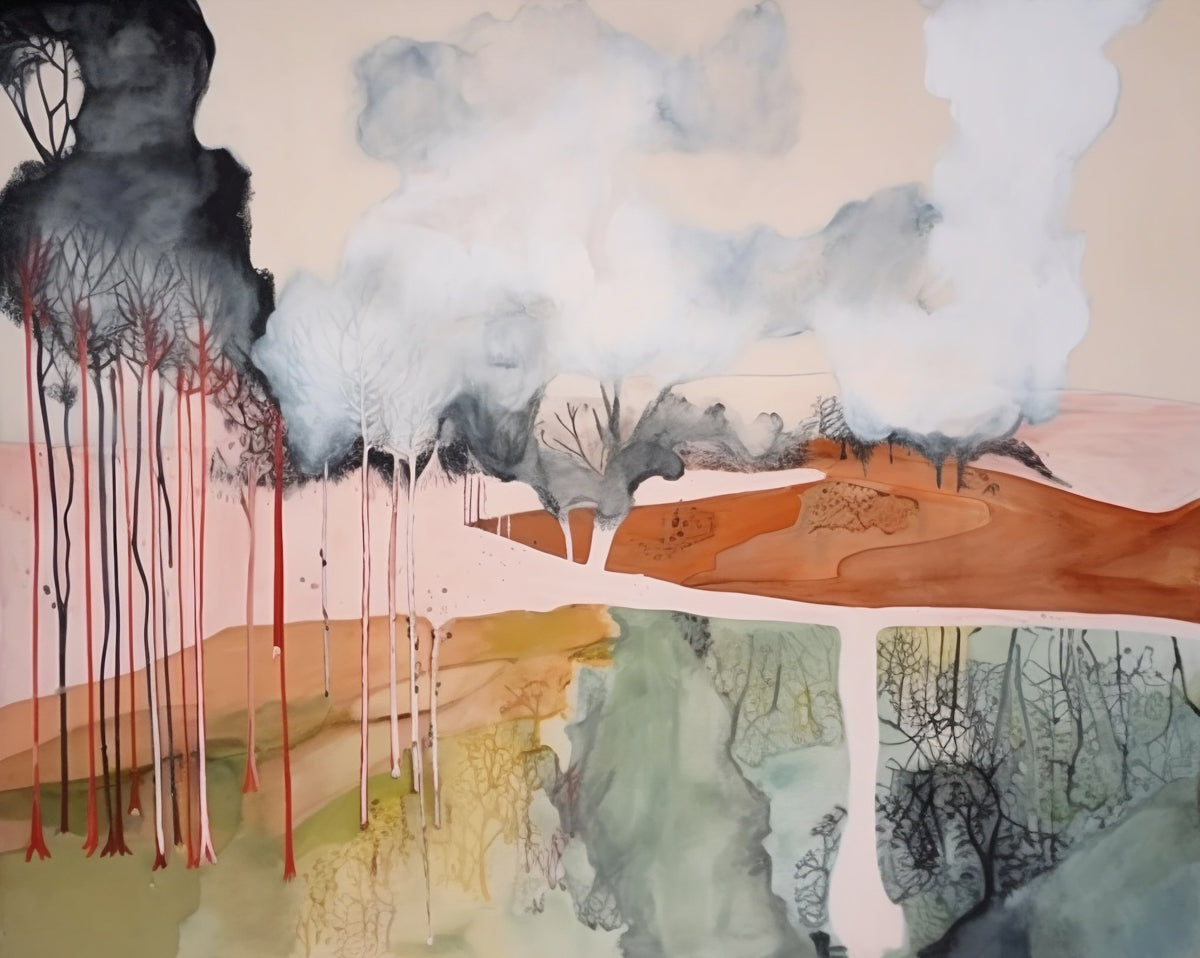 Abstract landsape | Altona wetland #2327