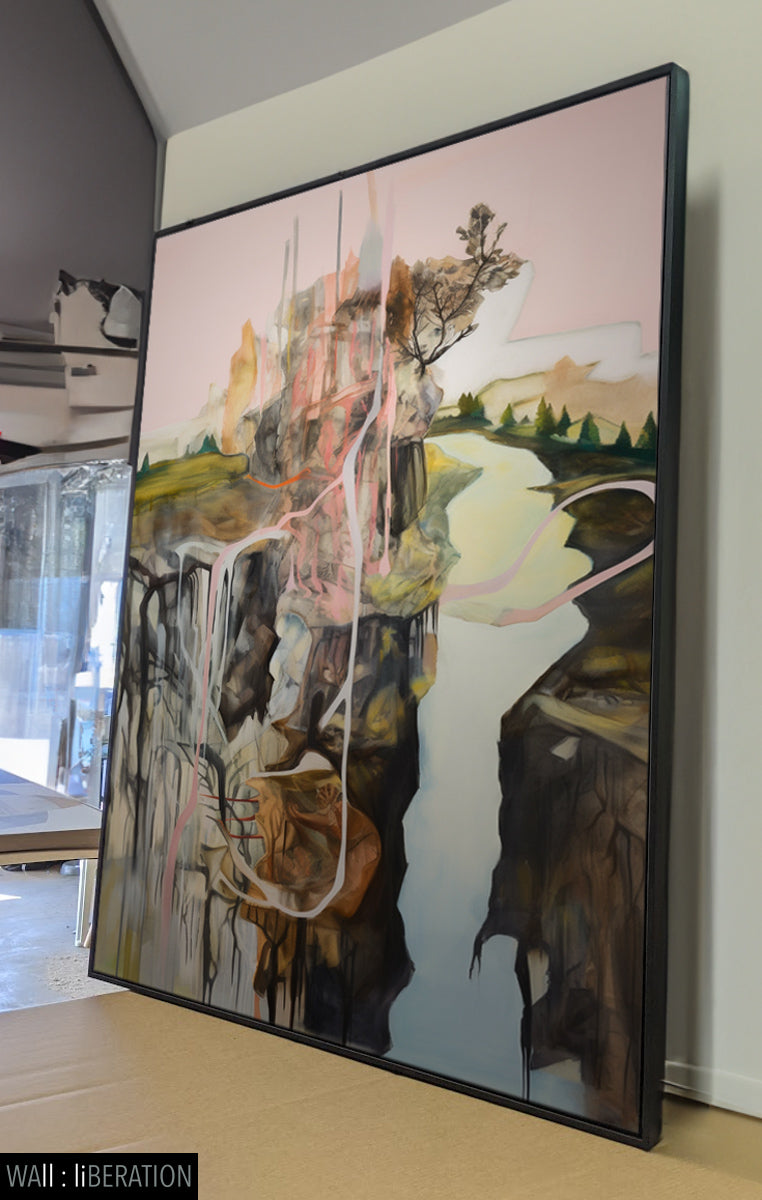 Abstract landscape in rural Victoria | Albury Murry river  #2332