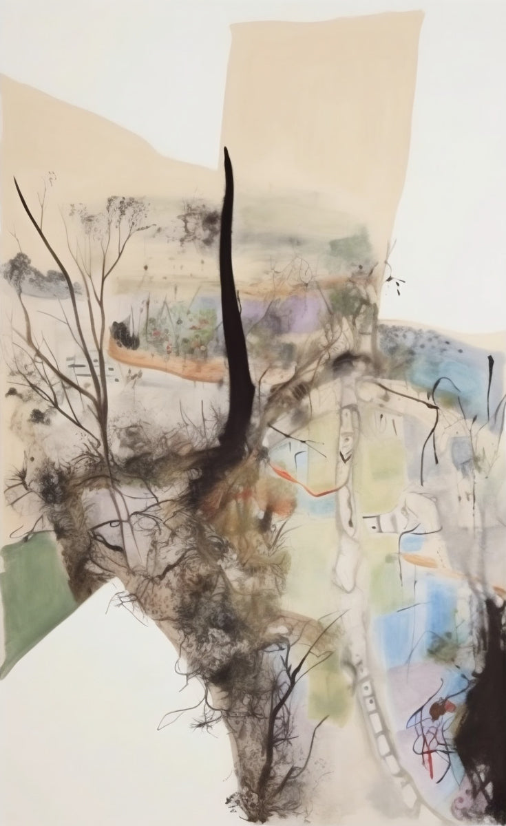 Abstract landscape in rural Victoria | Autumn Bendigo #2336