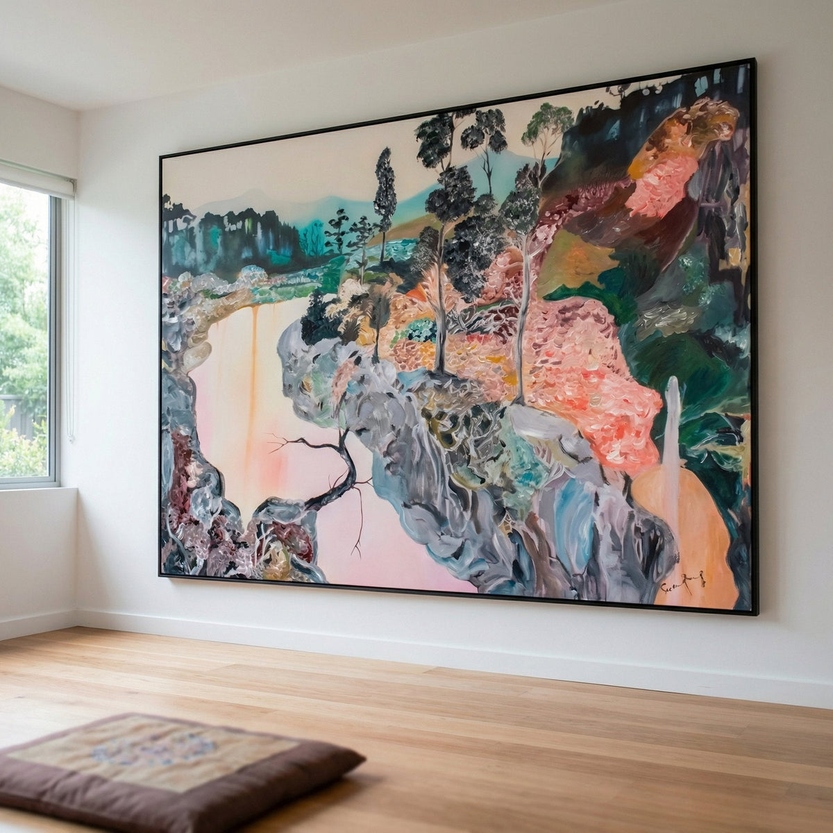 Beauty | Limited Edition Oversized Abstract Landscape Canvas Art