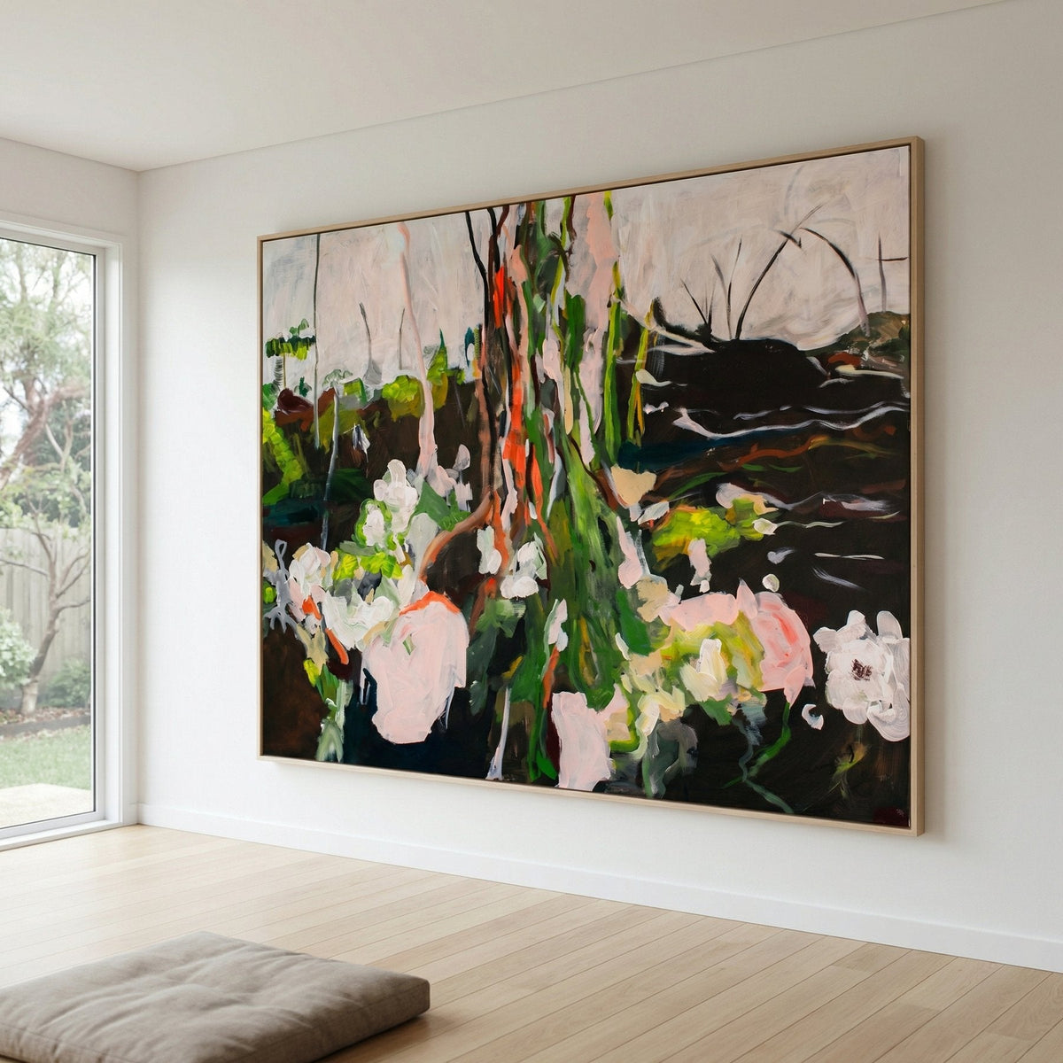 Rooted Presence | Limited Edition Large Scale Abstract Landscape Canvas Wall Art