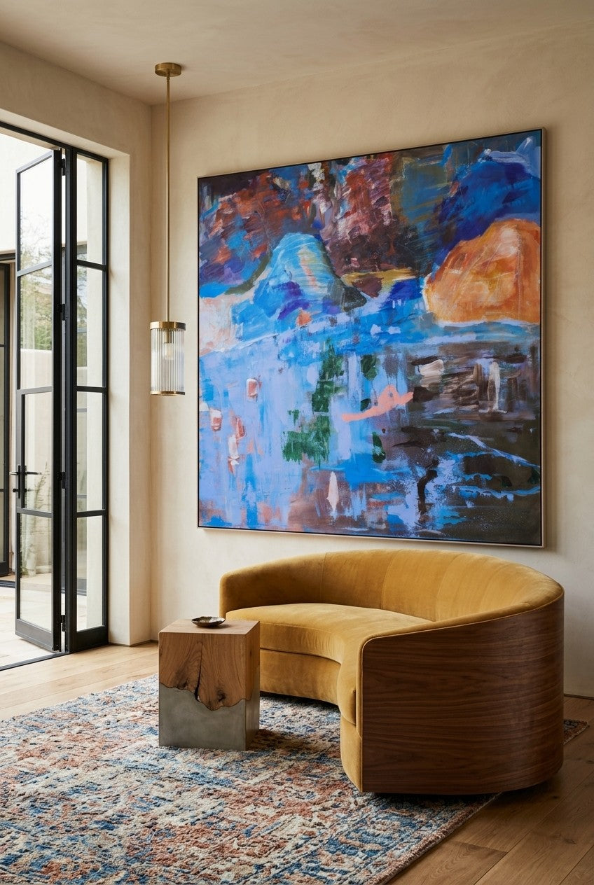 Against the Tide | Limited Edition Extra Large Abstract Canvas Art