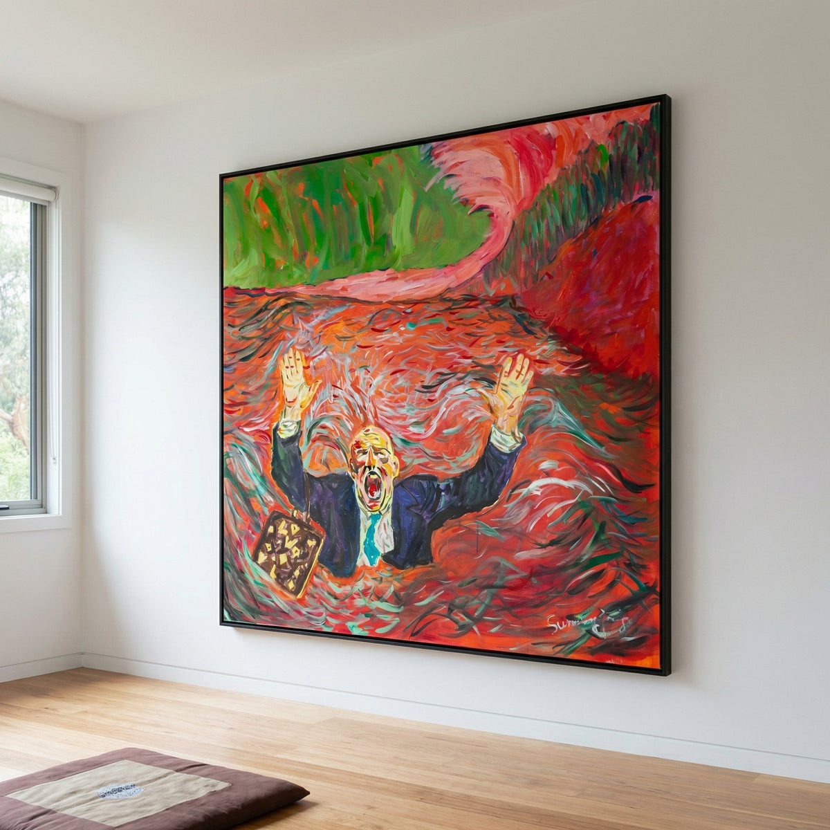 Drowning Dishonesty | Limited Edition Large Contemporary Wall Art