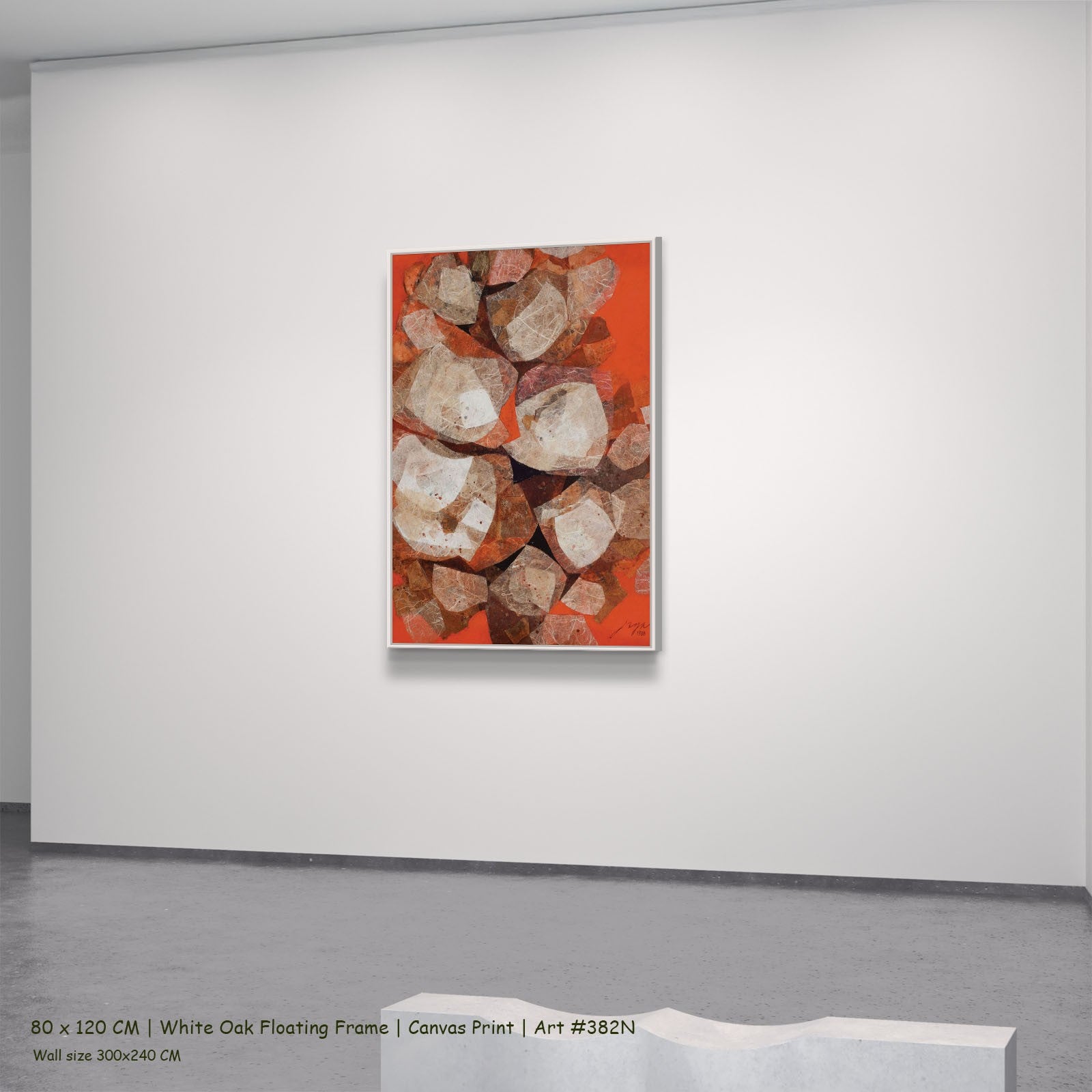 382N - 382N_80x120_white_oak_floating_frame_1