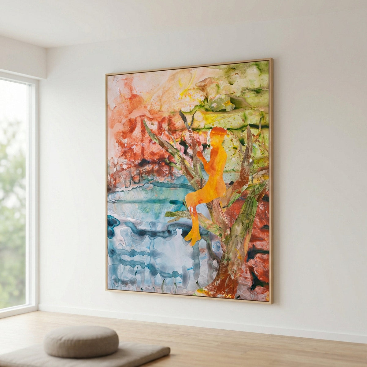Golden Canopy | Limited Edition Oversized Modern Canvas Print