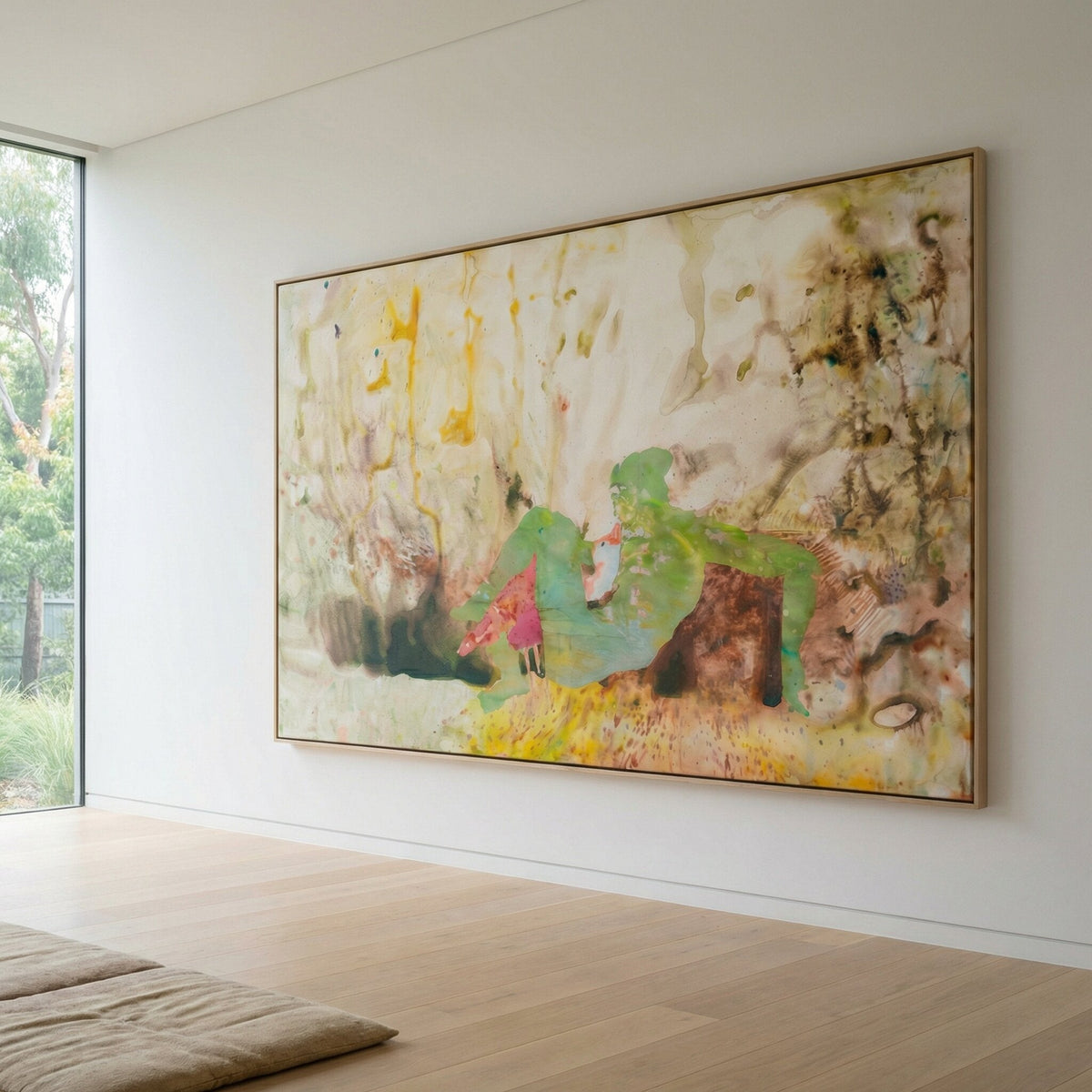 Swan's Whisper | Limited Edition Large Scale Modern Canvas Print