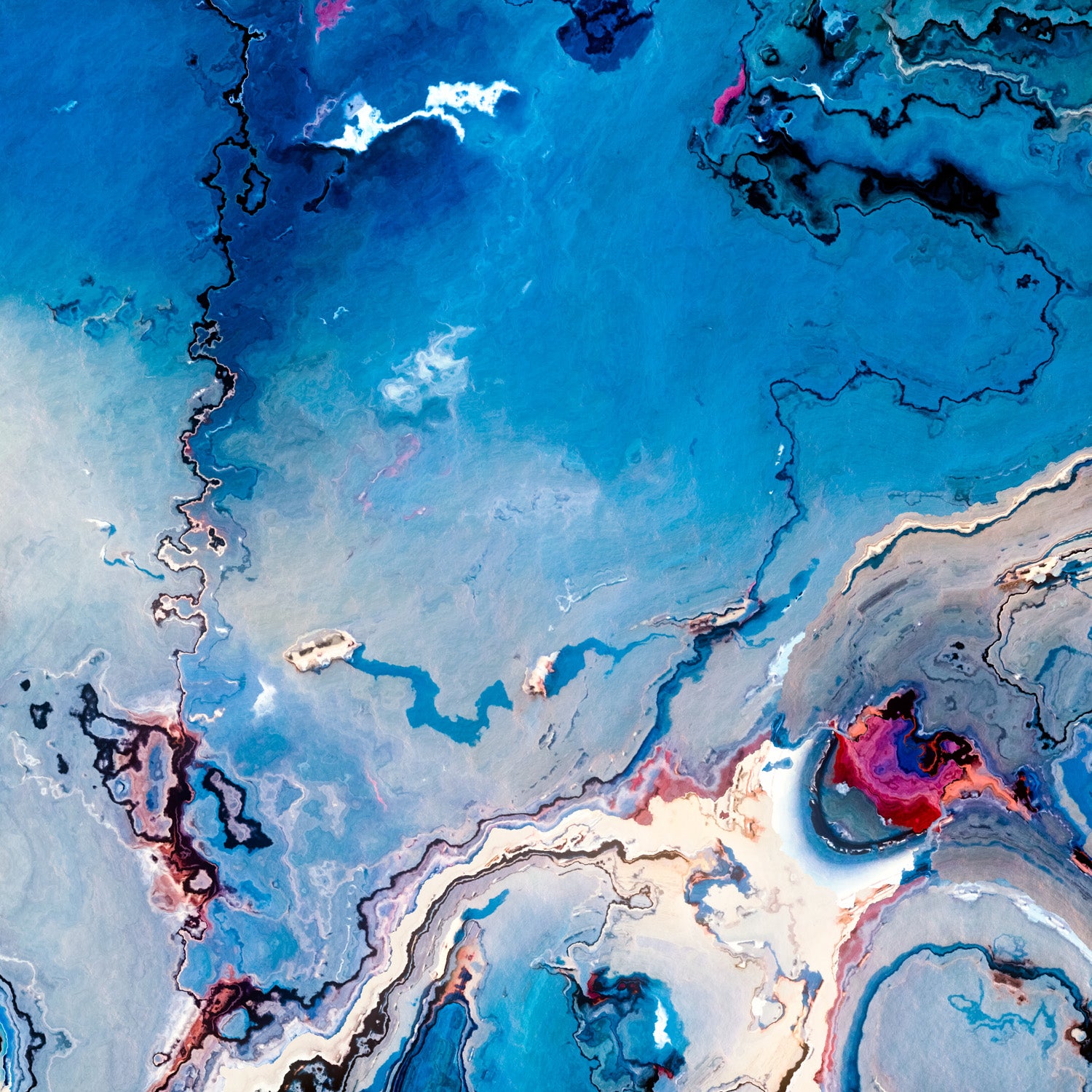 Abstract sea boundlessness landscape- Set-1 #512