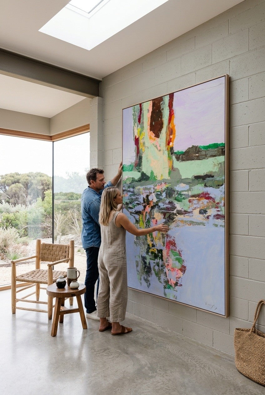 Forgotten | Limited Edition Large Abstract Landscape Canvas Art