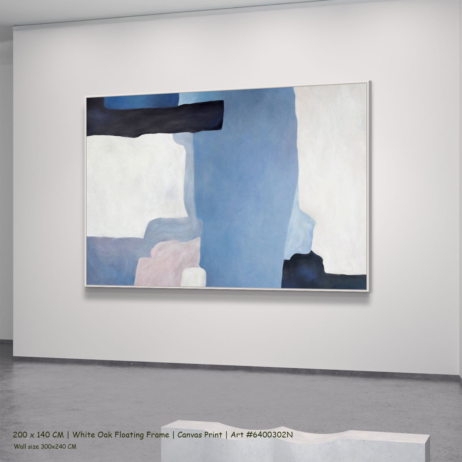 529N white oak — large canvas print