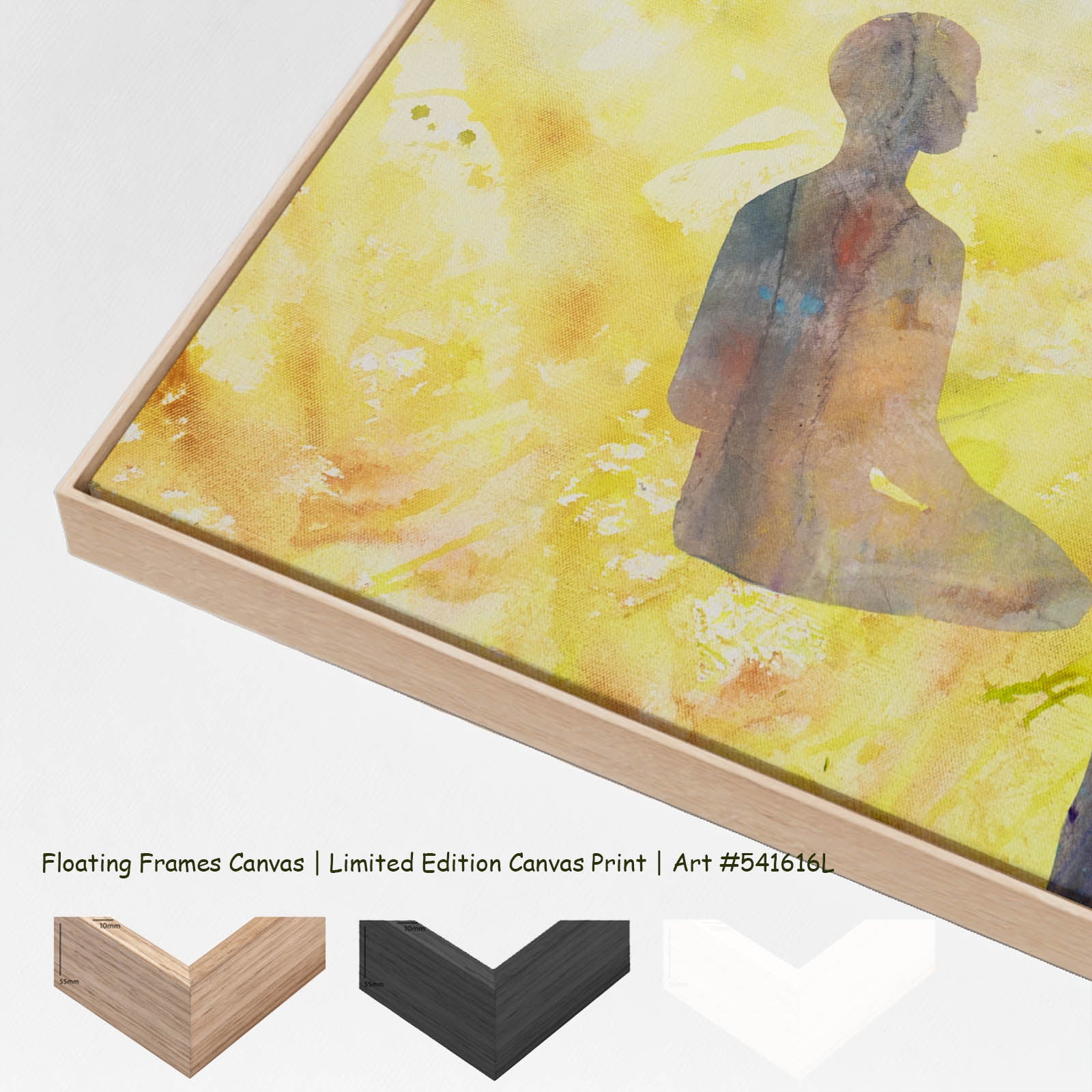Between the Old and New Extra Large canvas wall art with floating frame options