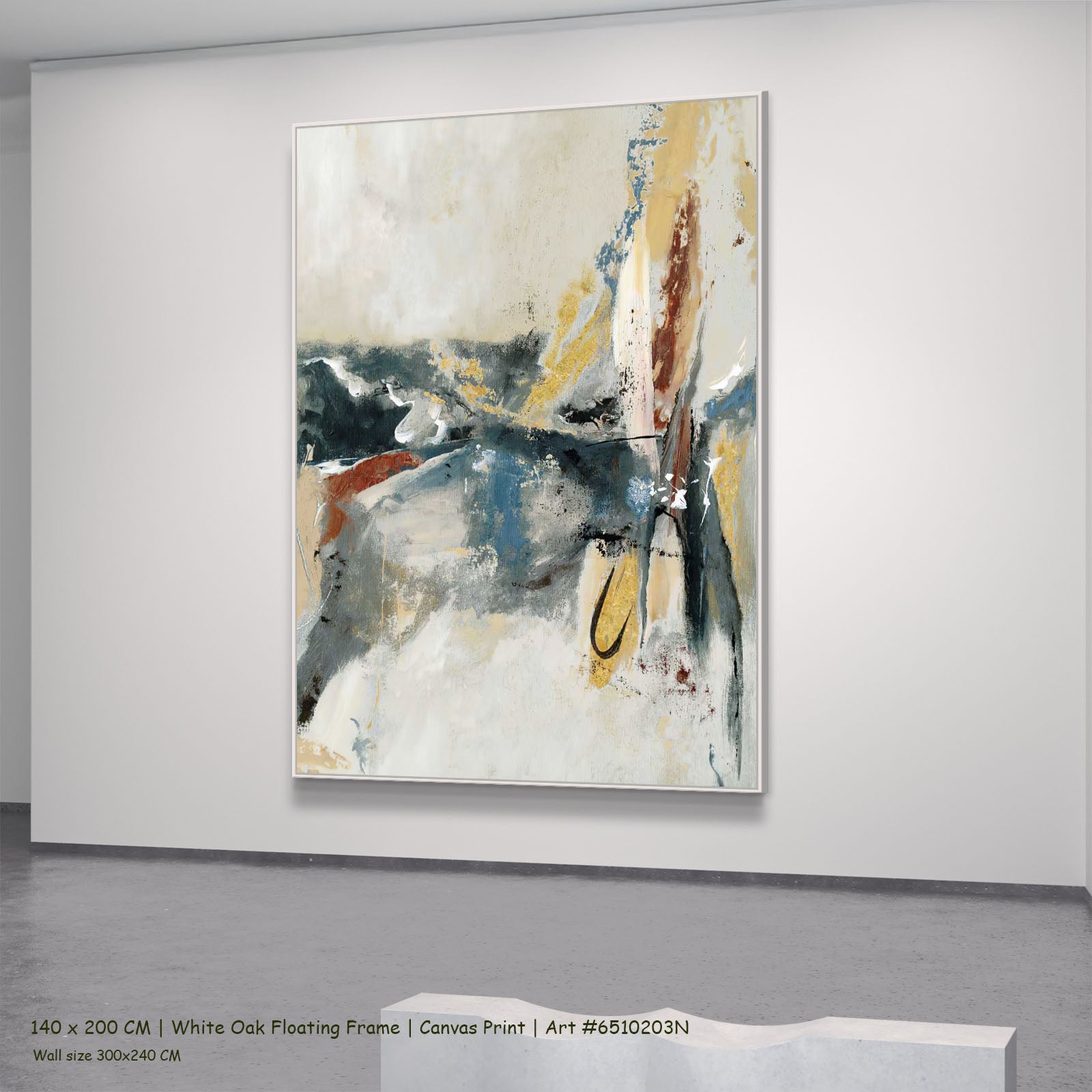 7110203N white oak — large canvas print