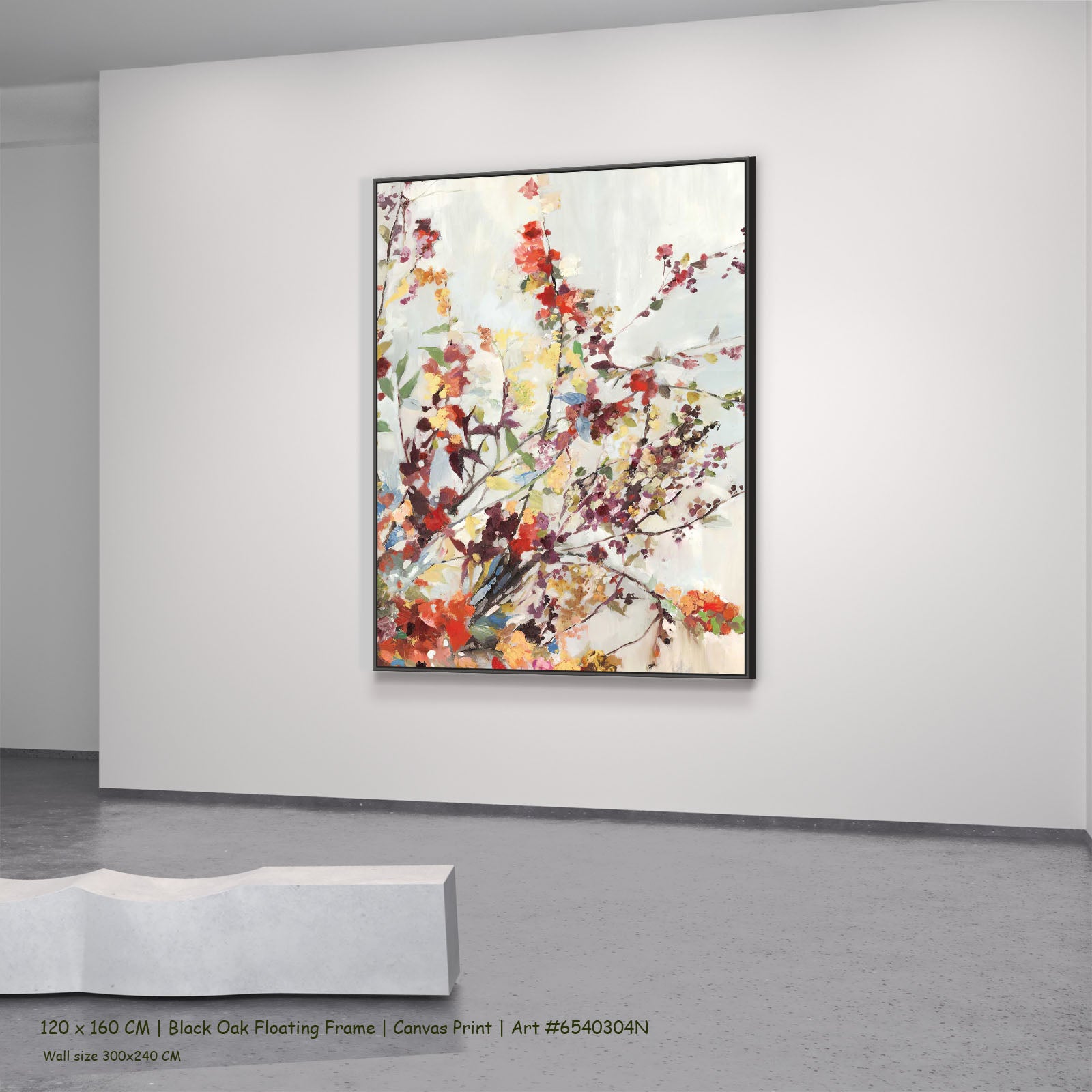 7140304N black oak — large canvas print