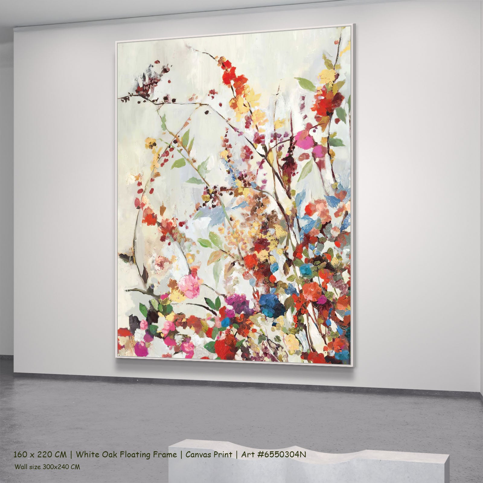 7150304N white oak — large canvas print