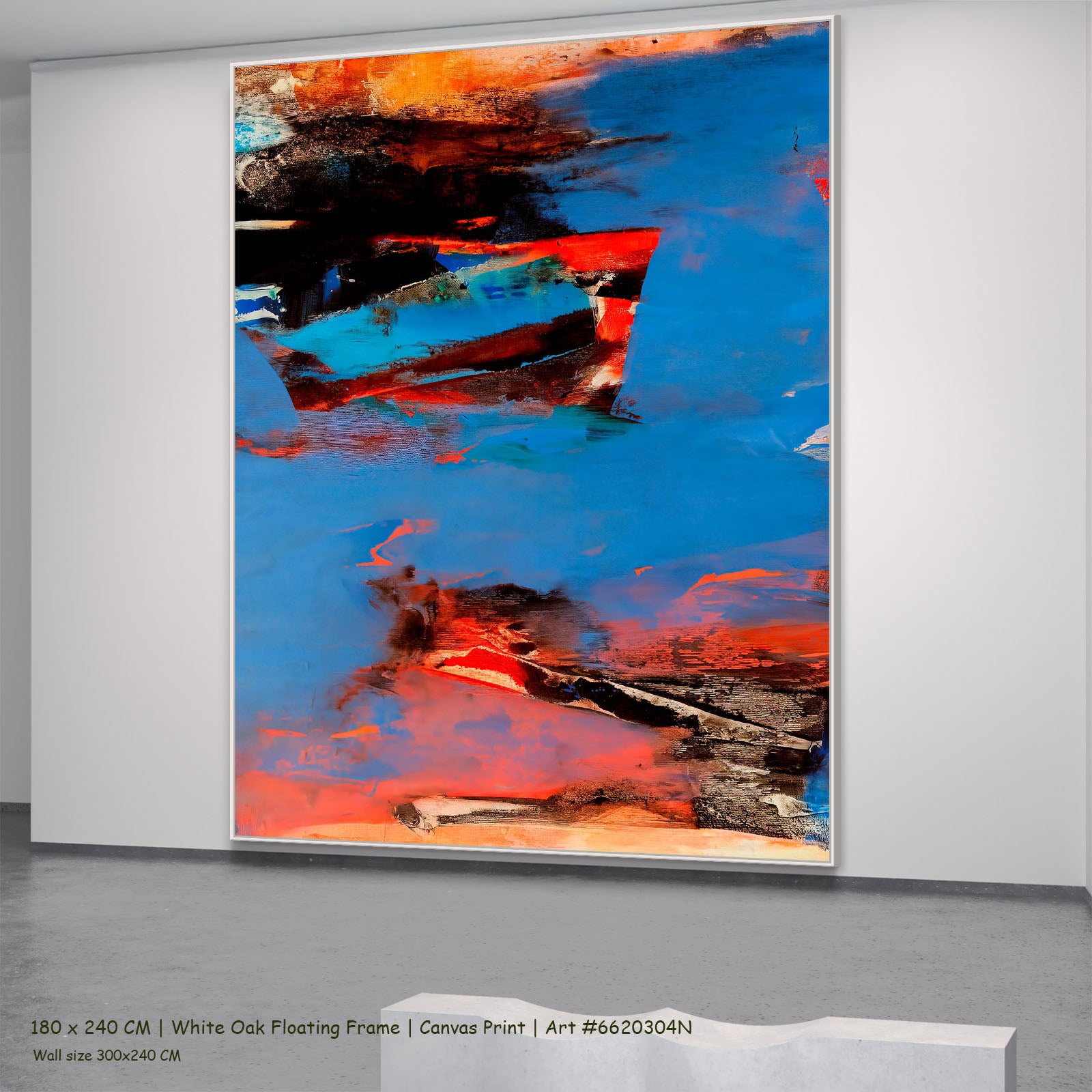 7190304N white oak — large canvas print