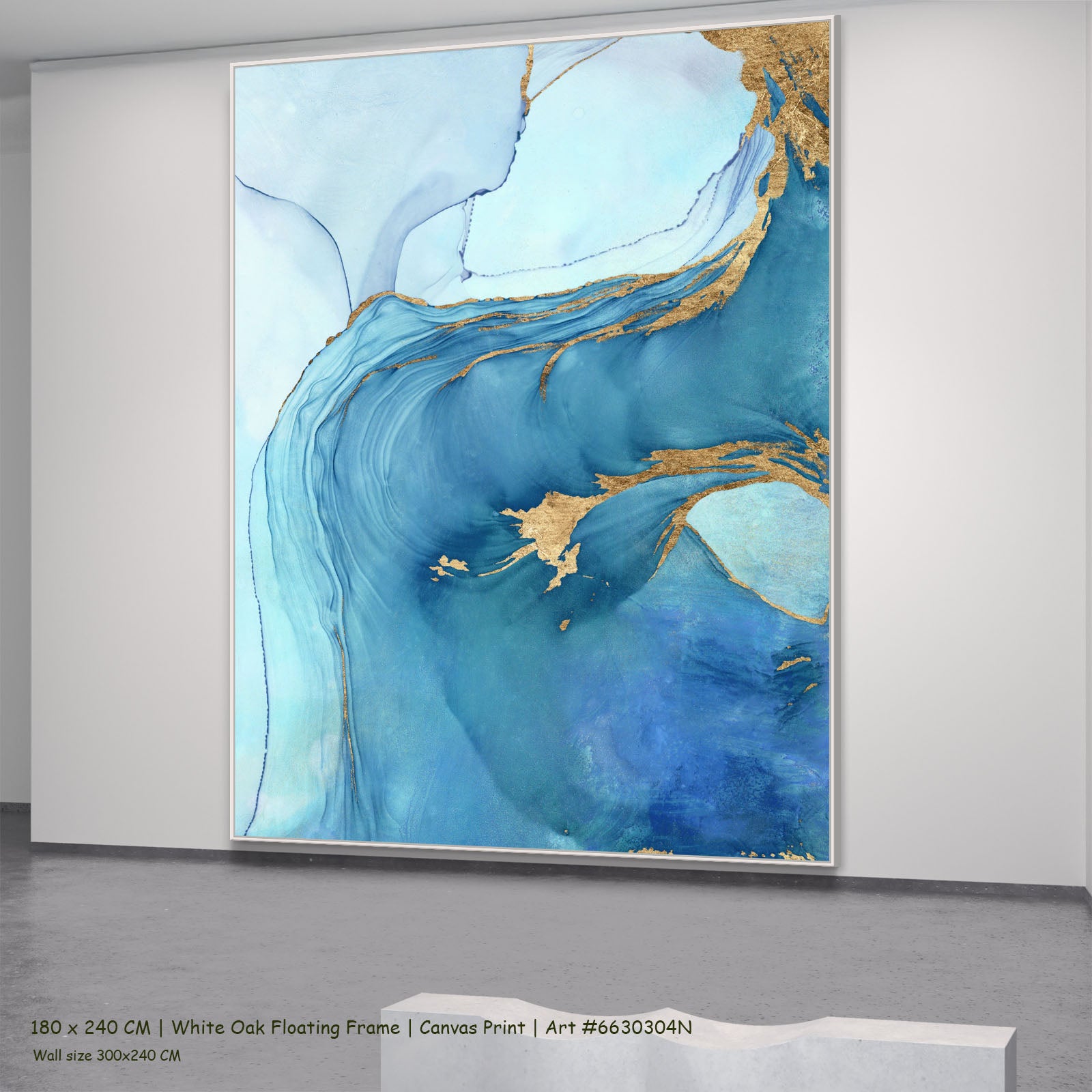 7200304N white oak — large canvas print