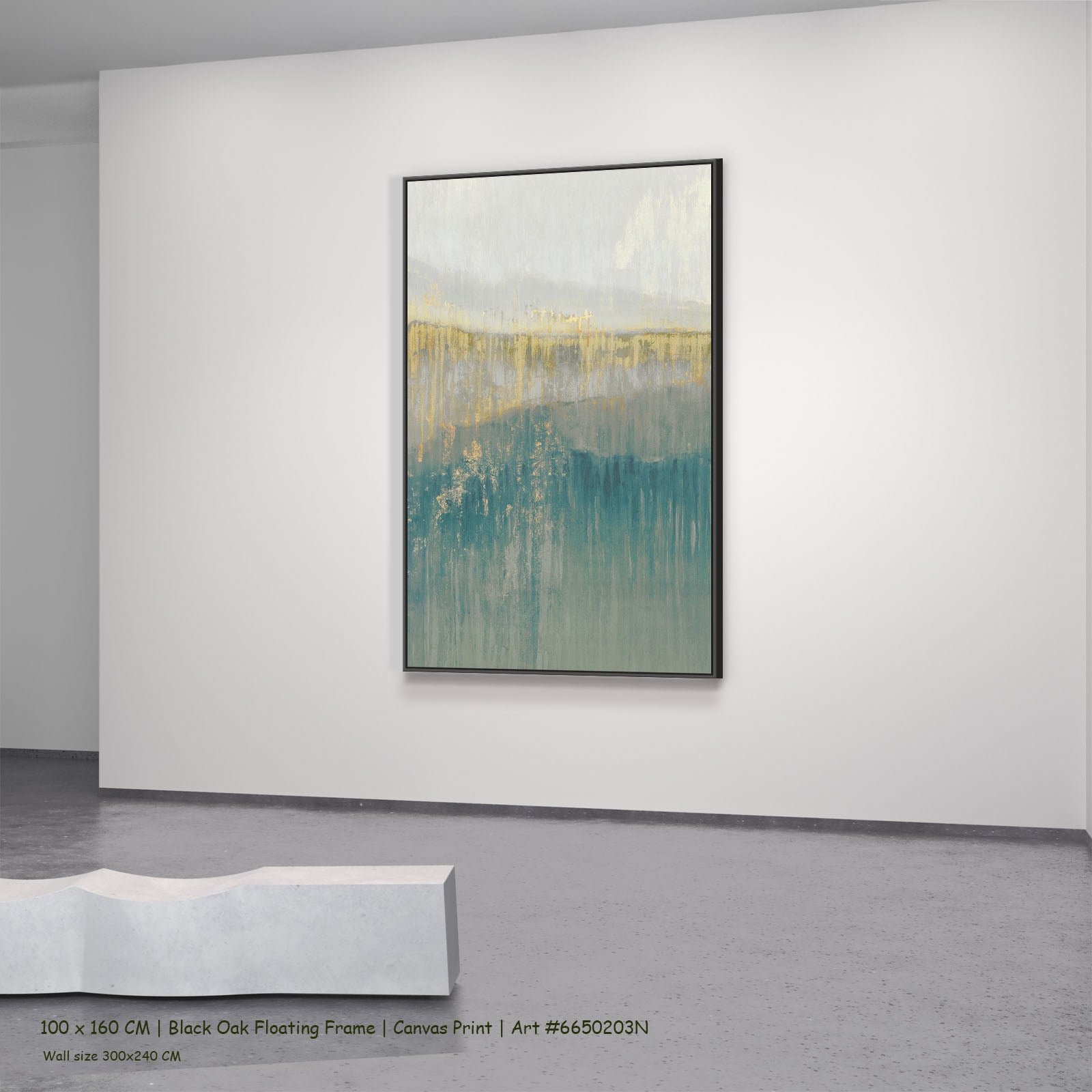 7220203N black oak — large canvas print