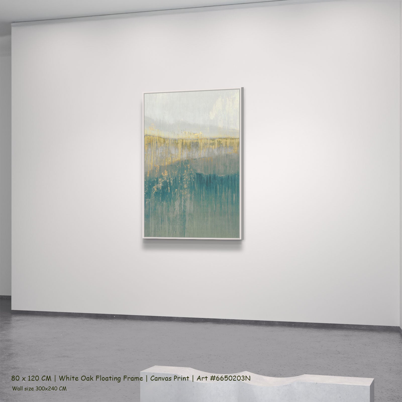 7220203N white oak — large canvas print