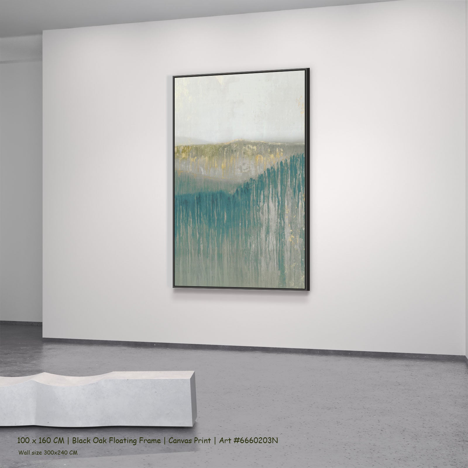 7230203N black oak — large canvas print