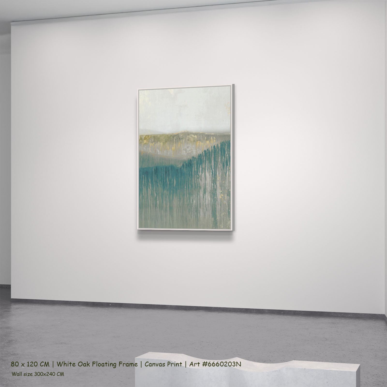 7230203N white oak — large canvas print