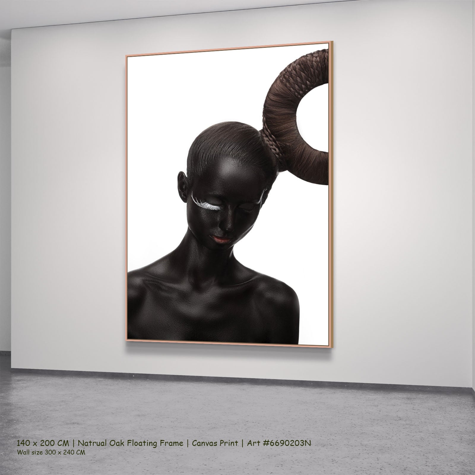 7260203N natural oak — large canvas print