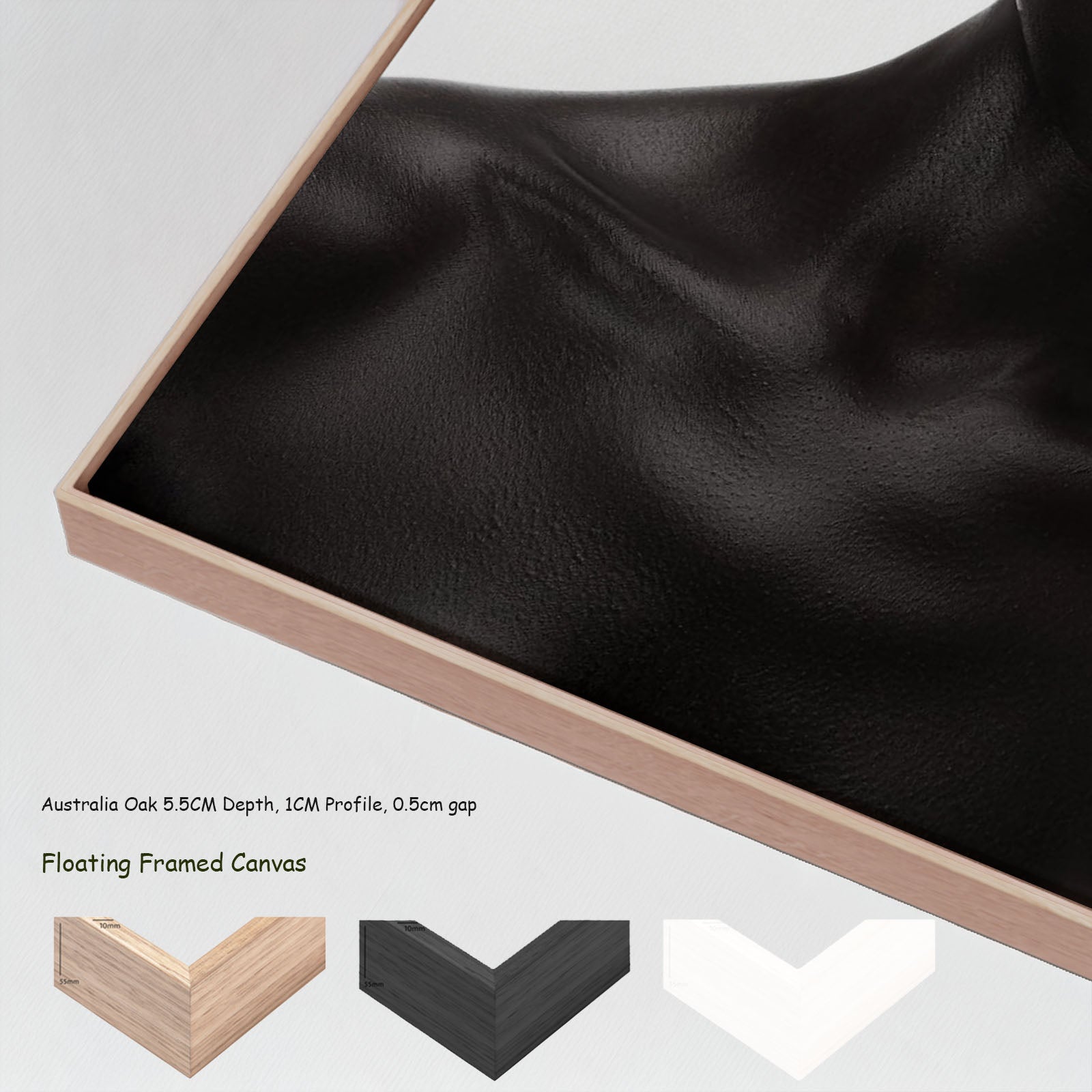 7260203N floating frames — large canvas print