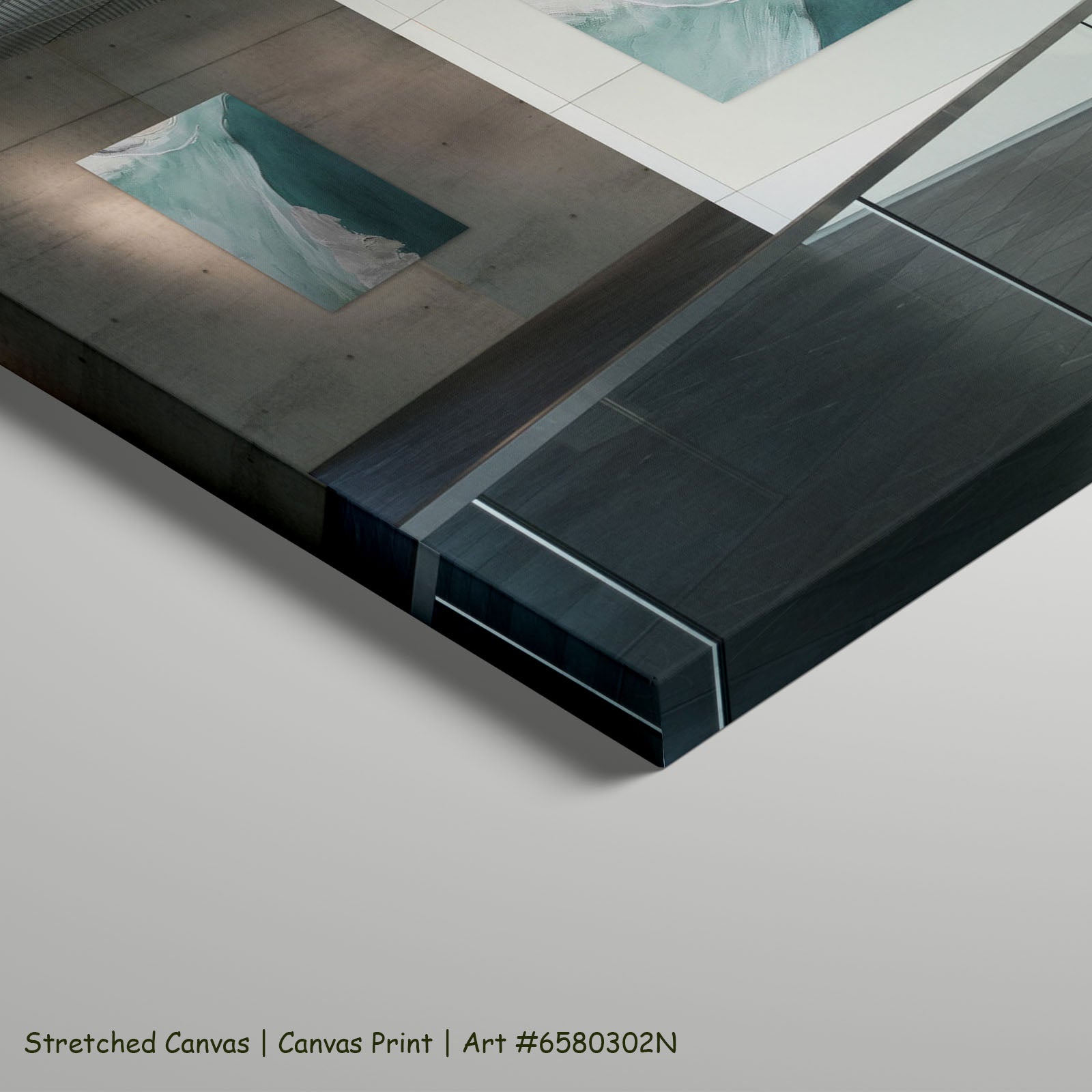 777N stretched — large canvas print